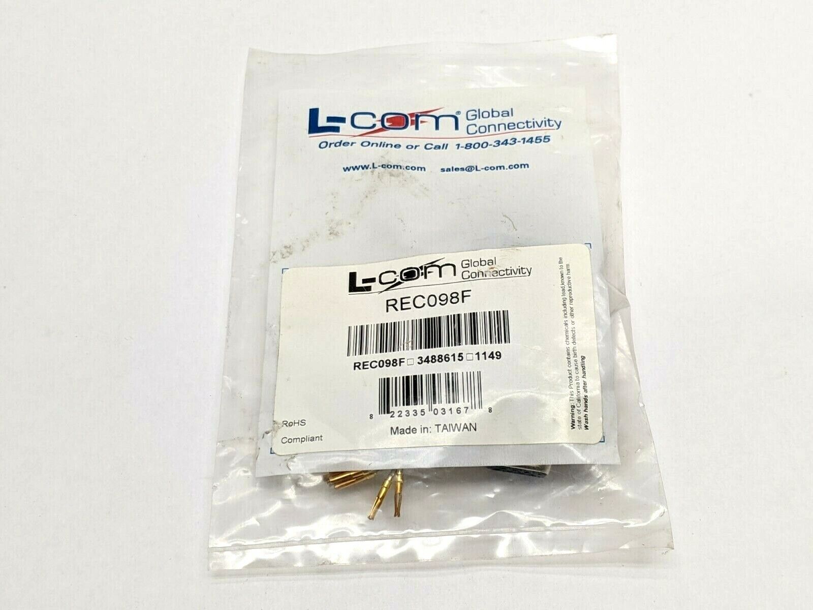 L-Com REC098F DB8 to RJ45 Adapter Plug - New - Maverick Industrial Sales