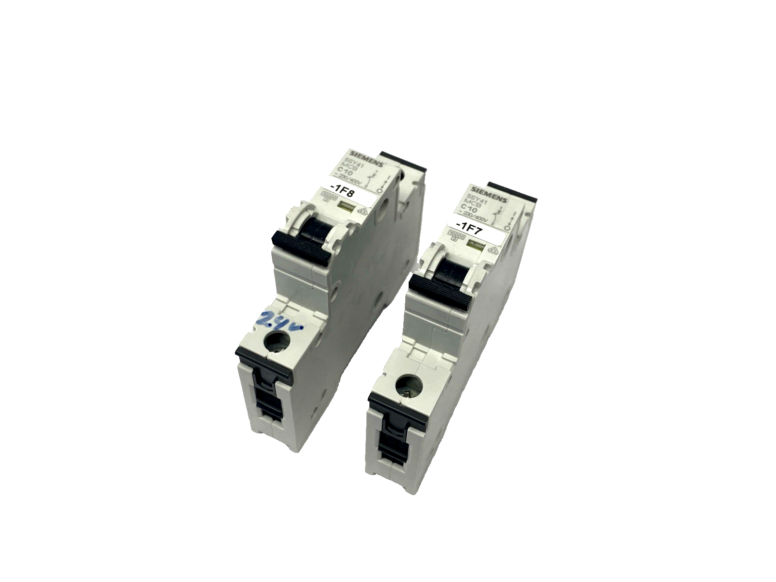 5SY4110-7 | Siemens Miniature Circuit Breaker 230/400V 10kA, 1P 10A LOT OF 2 - Used - Maverick Industrial Sales