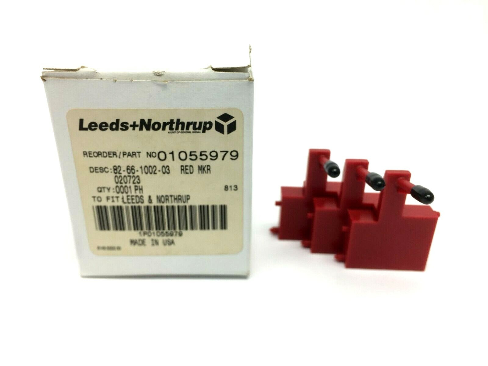 Leeds & Northrup 82-66-1002-03 Red Marker BOX OF 3 - New - Maverick Industrial Sales