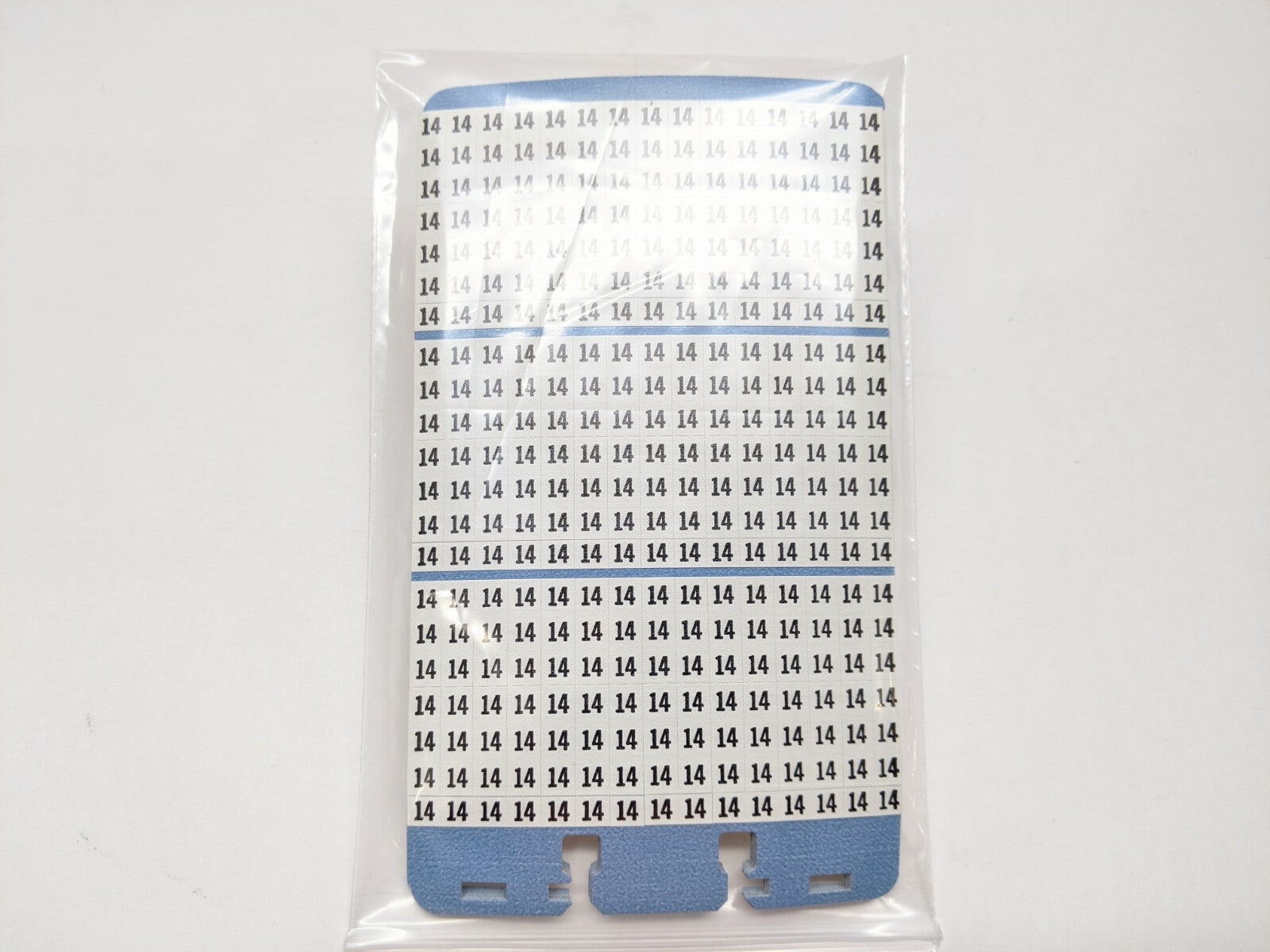 Brady WM-16 Vinyl Cloth Wire Marker LOT OF 8 Sheets - New – Open box - Maverick Industrial Sales