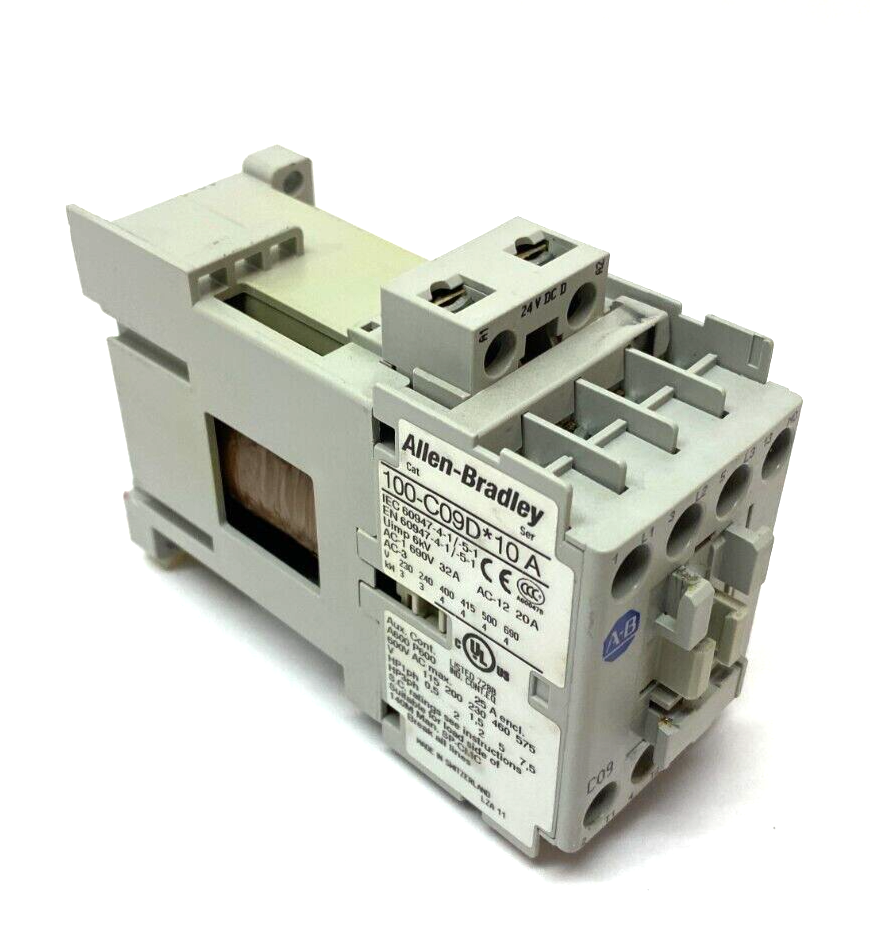 100-C09DJ10 | Allen Bradley Ser A Auxiliary Contactor Module - Used - Maverick Industrial Sales