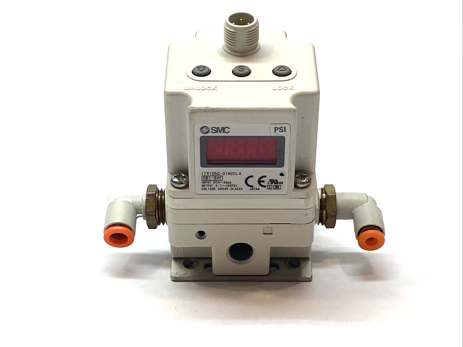 SMC ITV1050-01N2CL4 Electro-Pneumatic Regulator1/4" NPT Ports - Maverick Industrial Sales