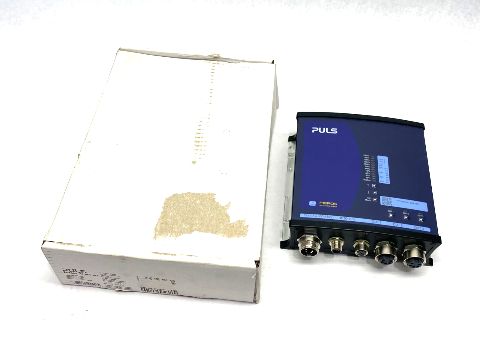 Puls FPT500.247-064-102 FIEPOS IO-Link Power Supply 3-Phase IP54 IP65 & IP67 - Maverick Industrial Sales