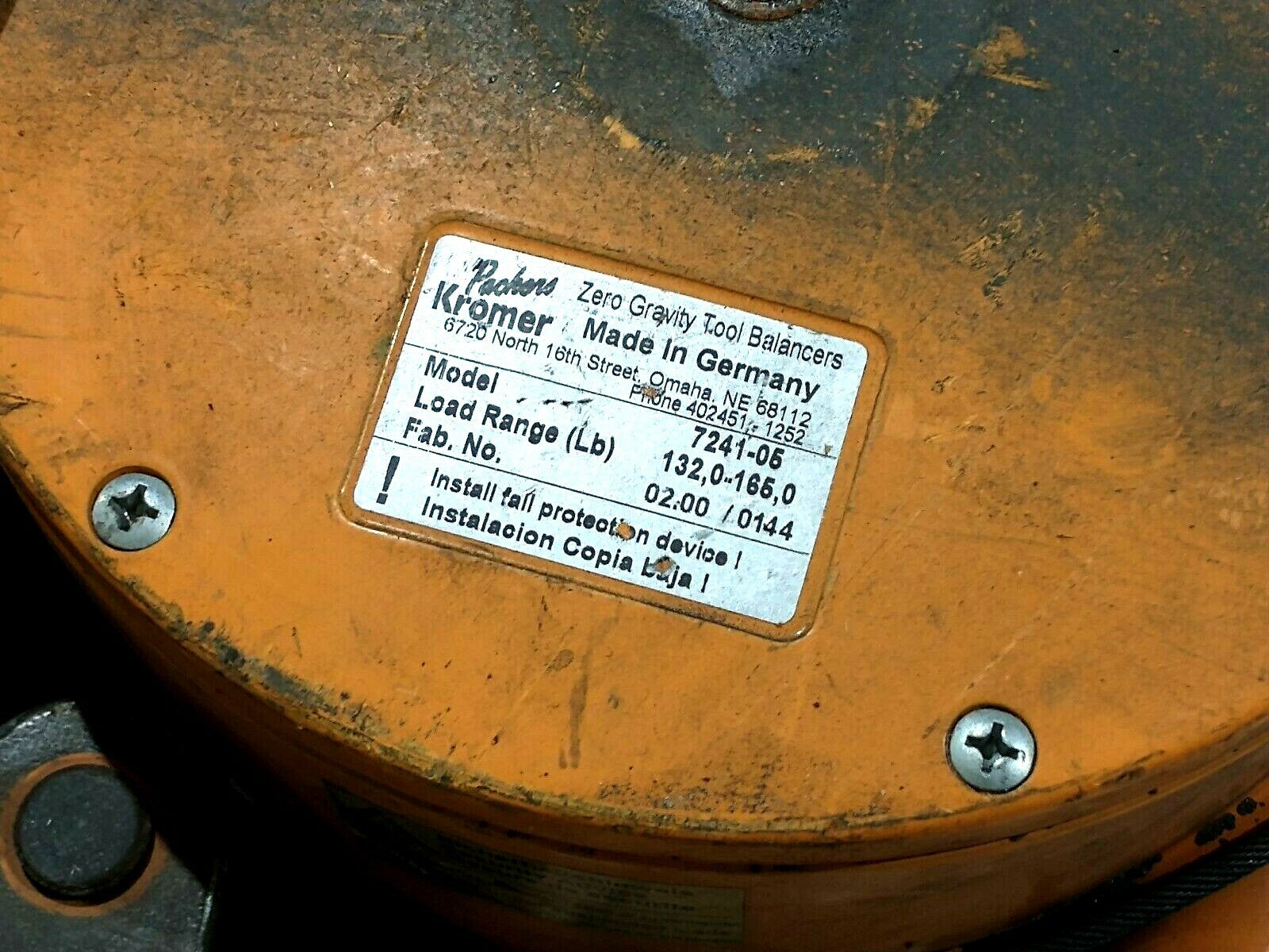 Packers Kromer 7241-Series Zero Gravity Tool Balancer Varied LOT OF 16 BALANCERS - Maverick Industrial Sales