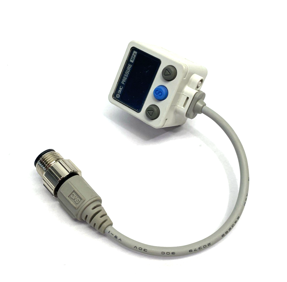 SMC ISE40A-N01-Y-X531 High Precision Digital Pressure Switch, 2-Color, M12 Conn. - Maverick Industrial Sales