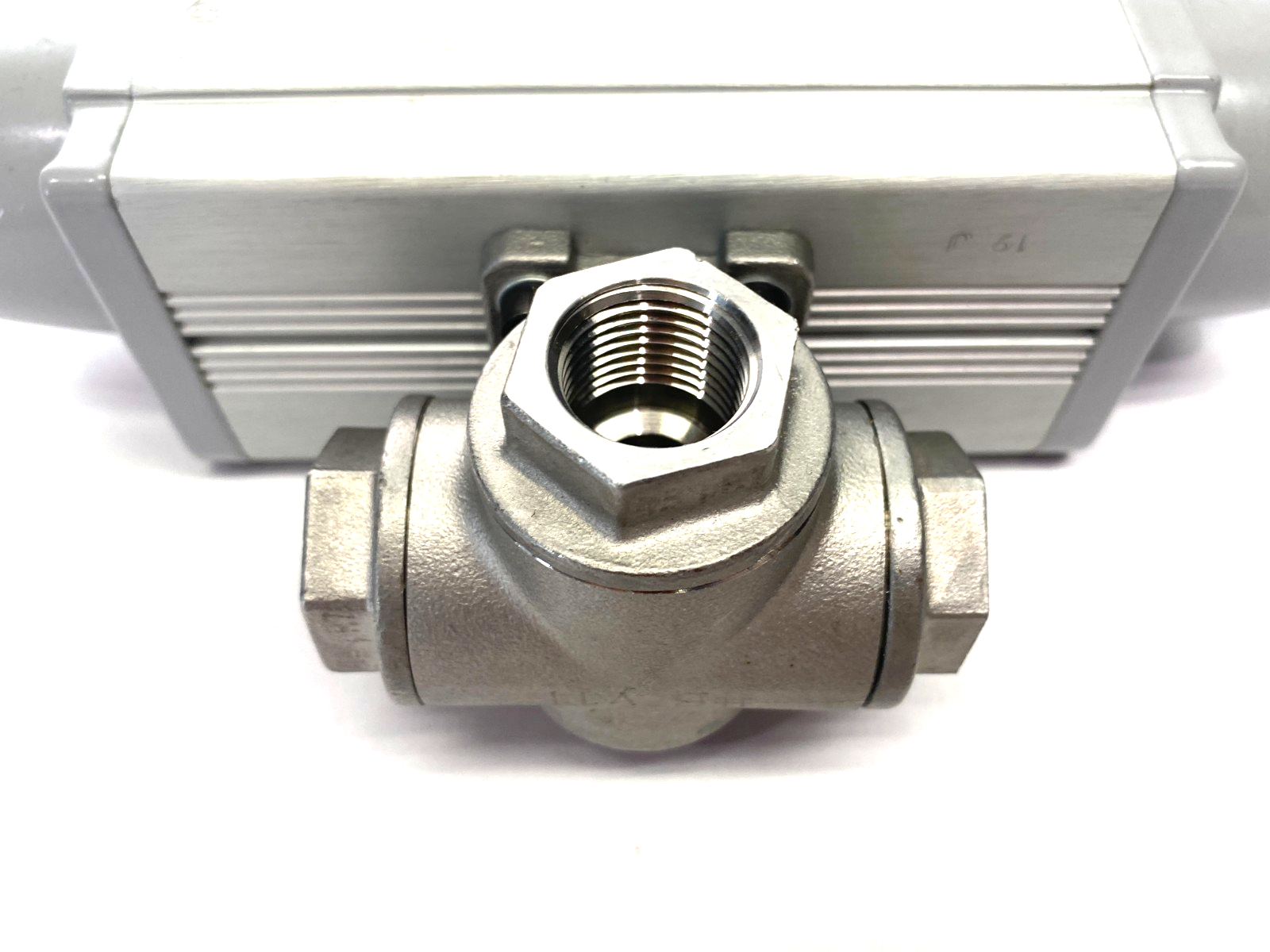 Festo DAPS-0030-090-RS4-F04 Quarter Turn Actuator 533434 w/ 1692212 Ball Valve - Maverick Industrial Sales