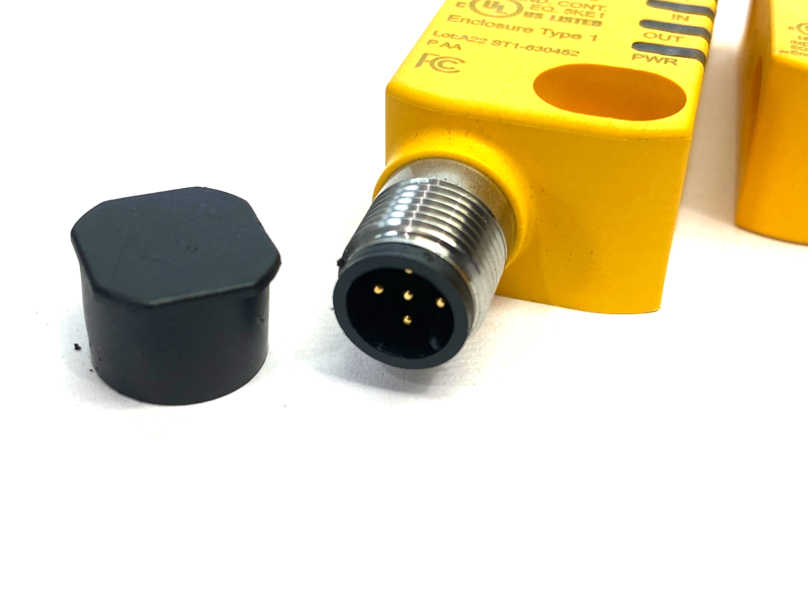 Ifm MN700S RFID Coded Safety Sensor MN35010-BPKG/CD/US w/ E1102S Coded Target - New – Open box - Maverick Industrial Sales