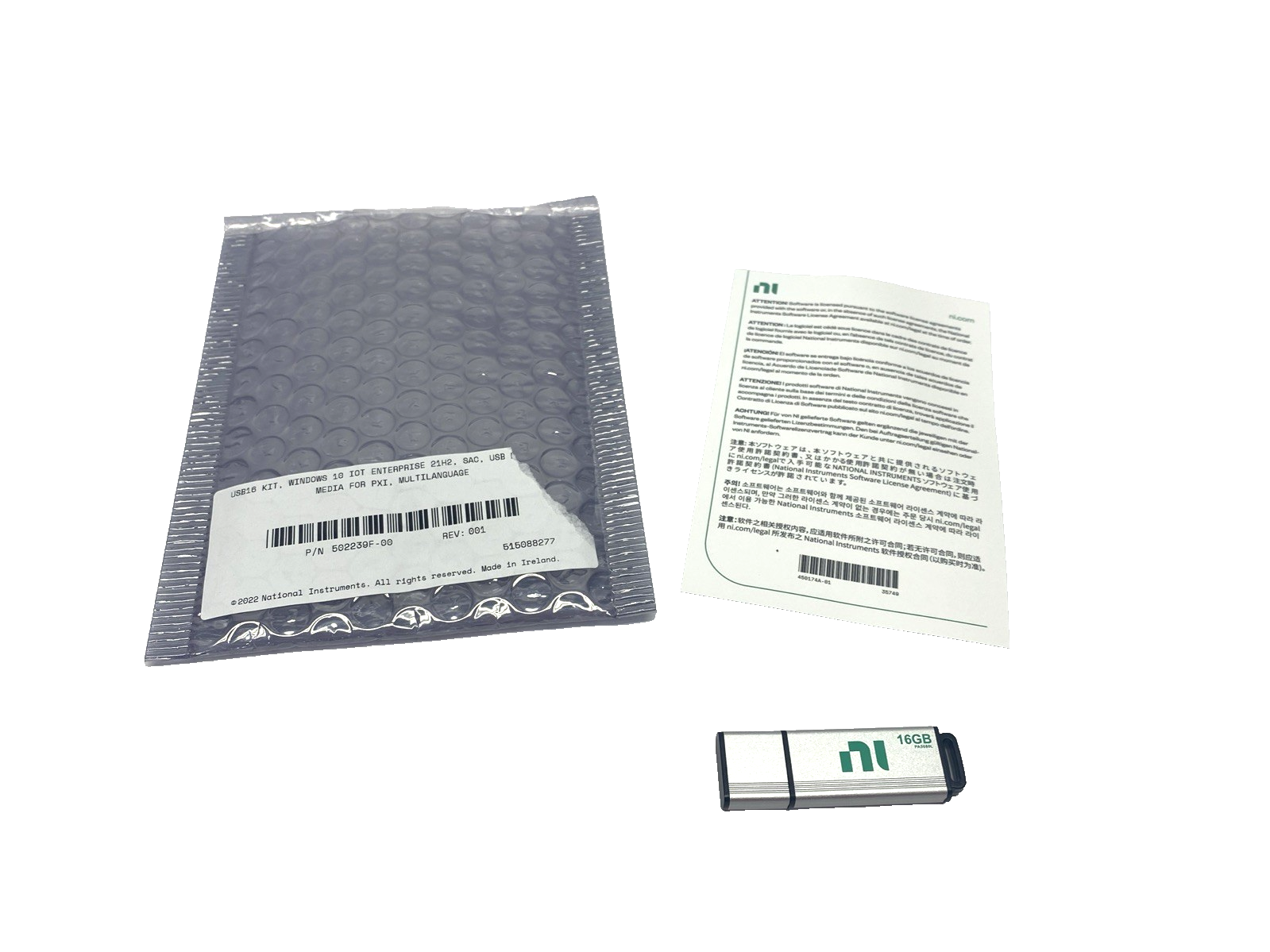 National Instruments 502239F-00 Software/Driver Kit For 787567-01 PXIe-8861 - New – Open box - Maverick Industrial Sales