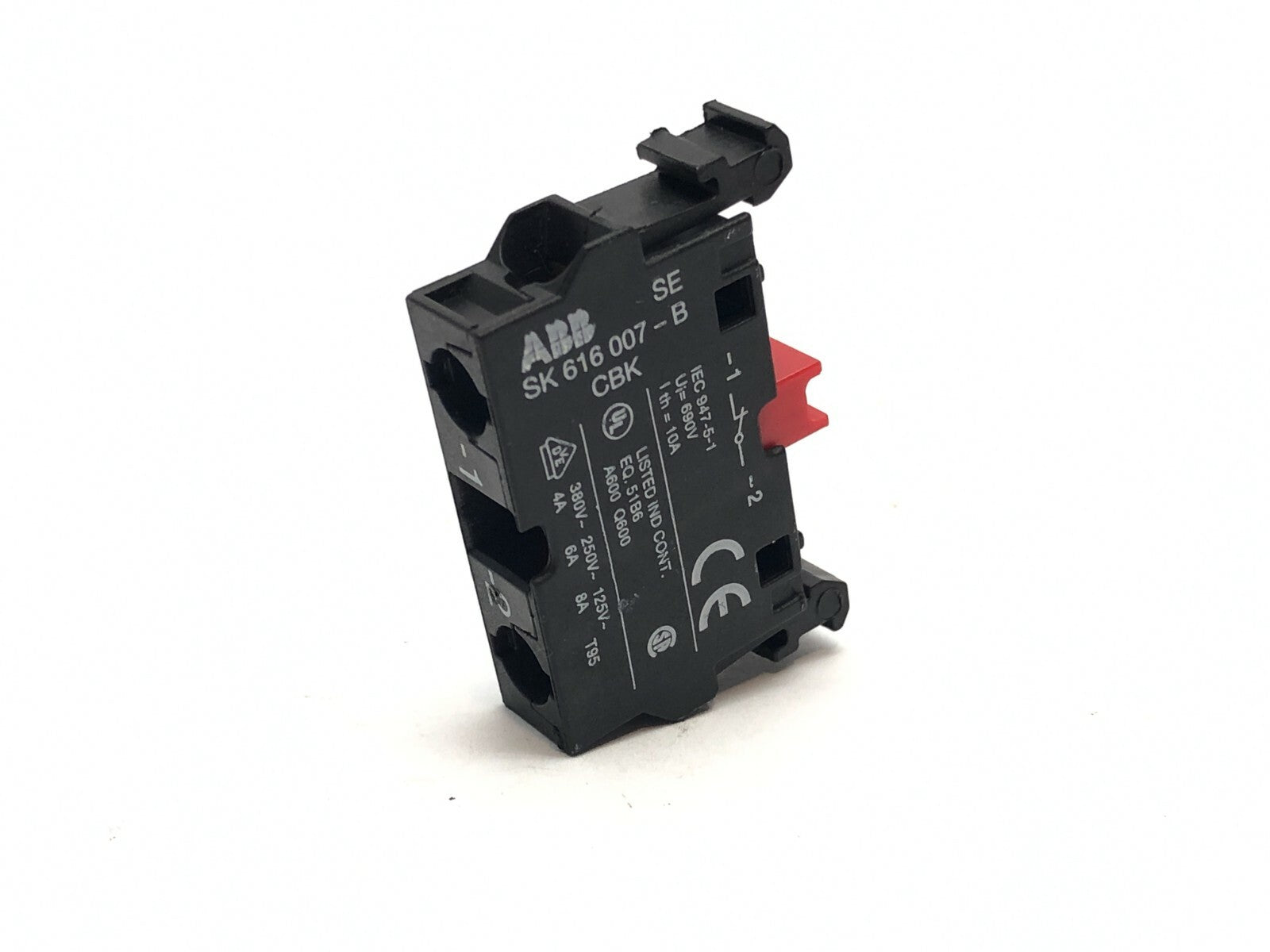 ABB SK 616 007-B Contact Block 380V 8A - Maverick Industrial Sales