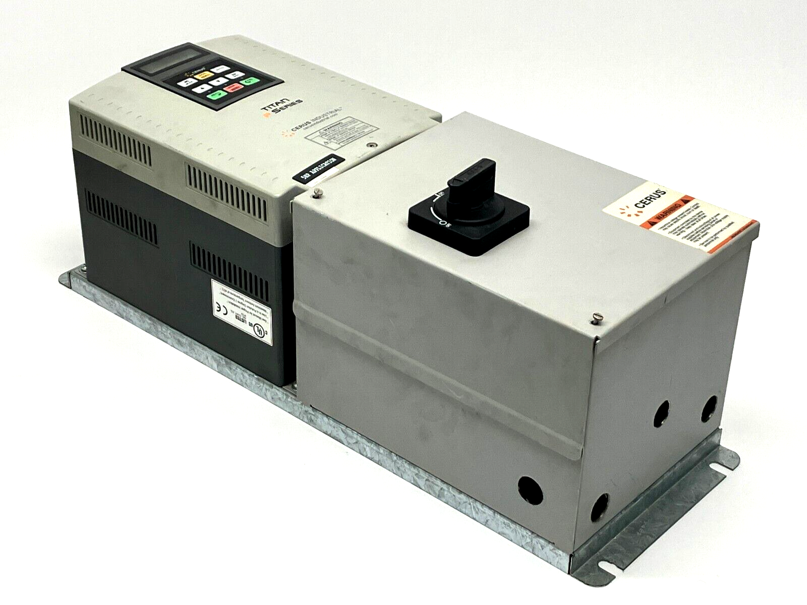 Cerus CI-010-P4 Titan P Series 5HP Variable Frequency Drive w/ CIE1-ED005-P4/D - Maverick Industrial Sales
