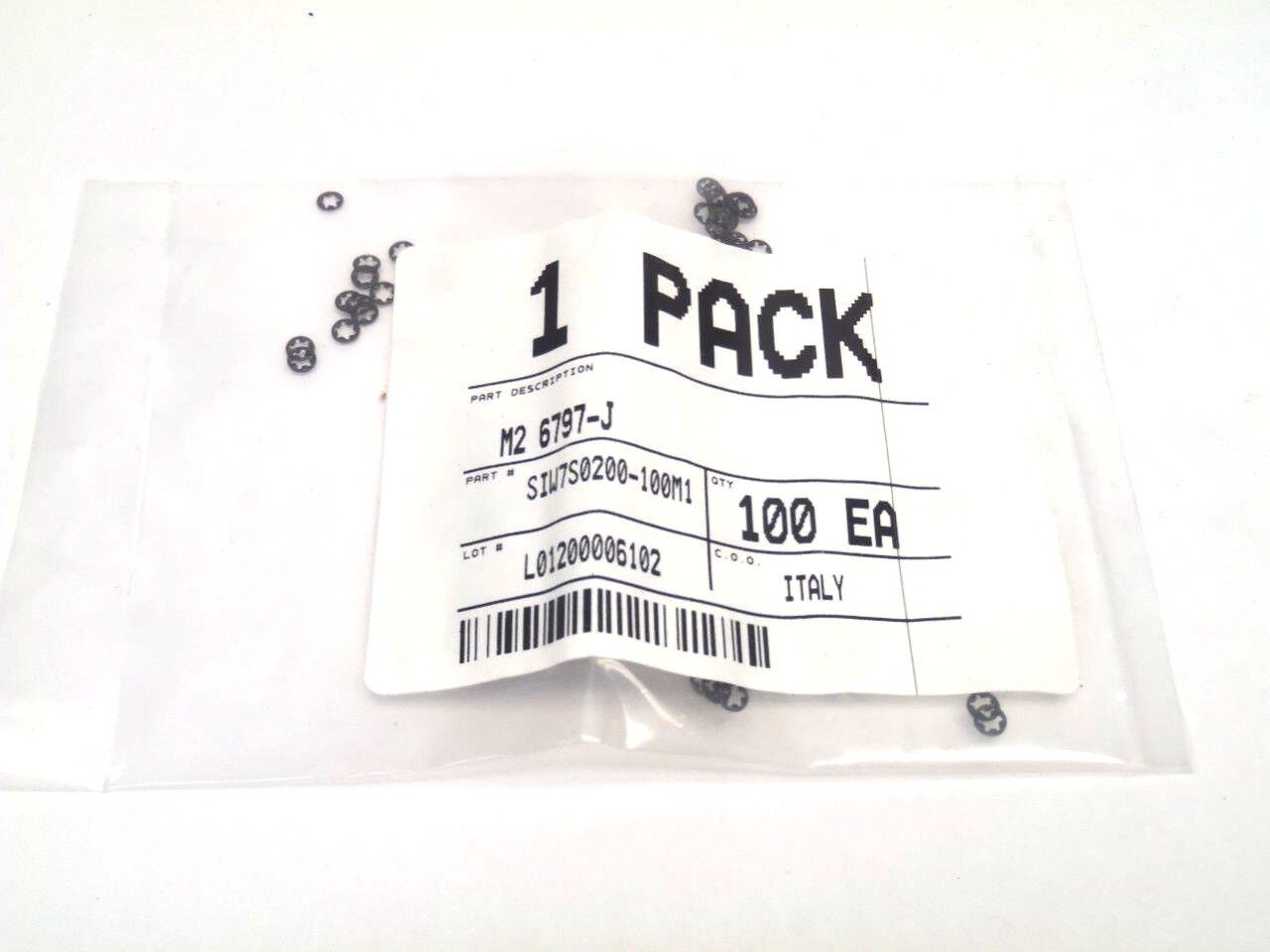 Fastenal M2 6797-J Type J Zinc Internal Tooth Lock Washer M2.5 PKG OF 100 - Maverick Industrial Sales