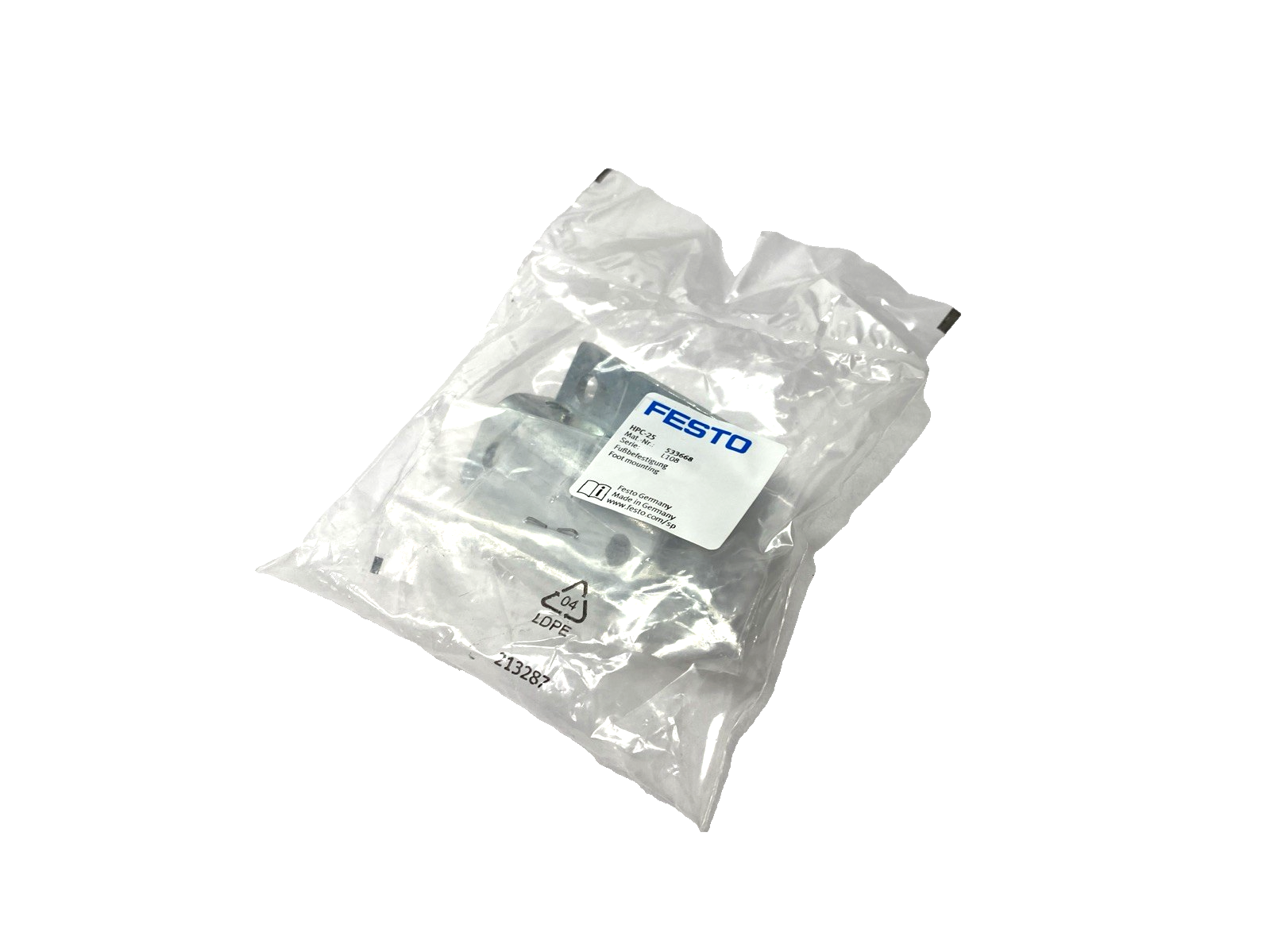 Festo HPC-25 Foot Mounting Set 533668 - Maverick Industrial Sales