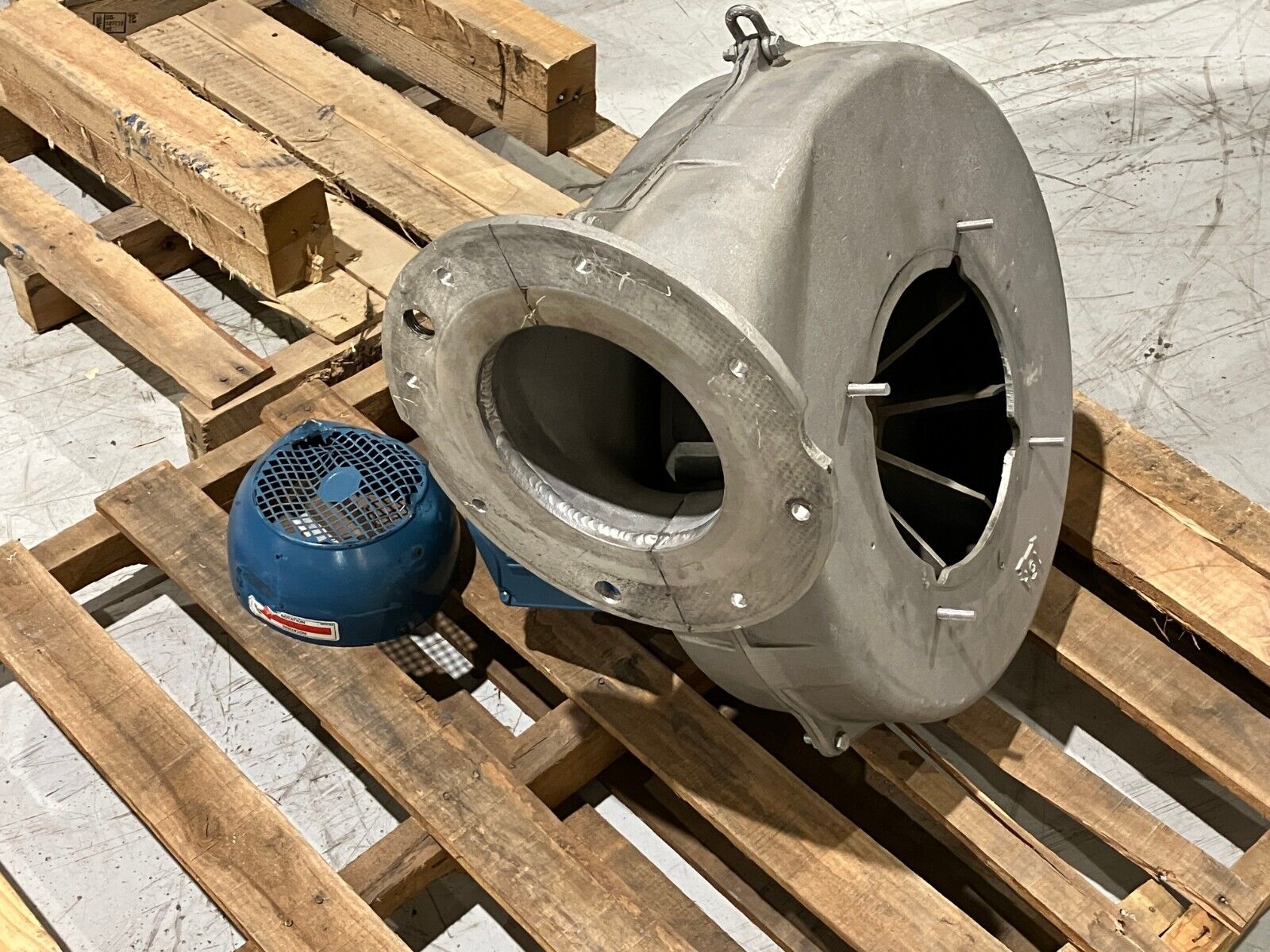 PB-15A | Aerco Centrifugal Pressure Blower R00536ET3E184TC-W22 DAMAGED MOTOR - For parts or not working - Maverick Industrial Sales
