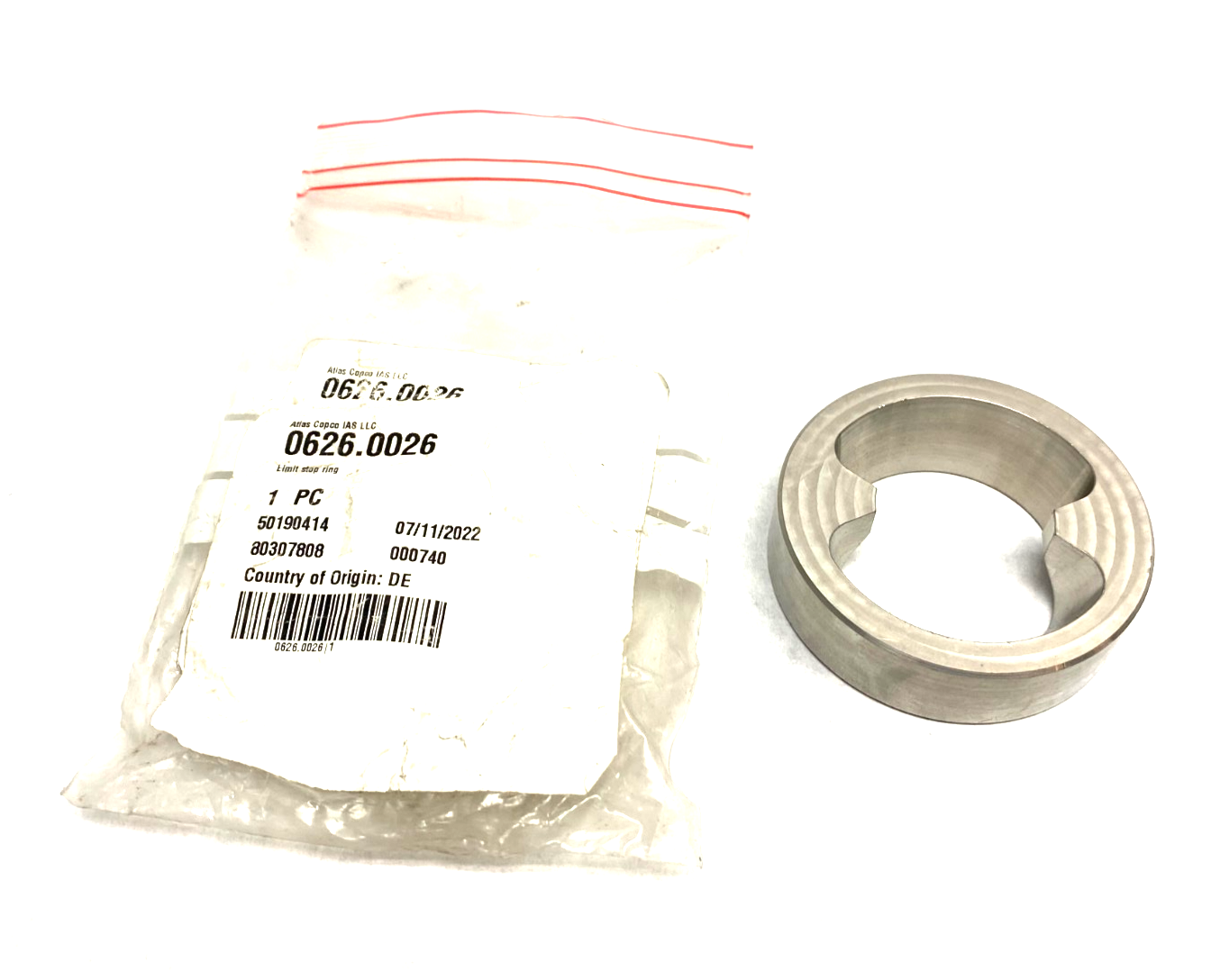 0626.0026 | Atlas Copco Limit Stop Ring - New Other - Maverick Industrial Sales