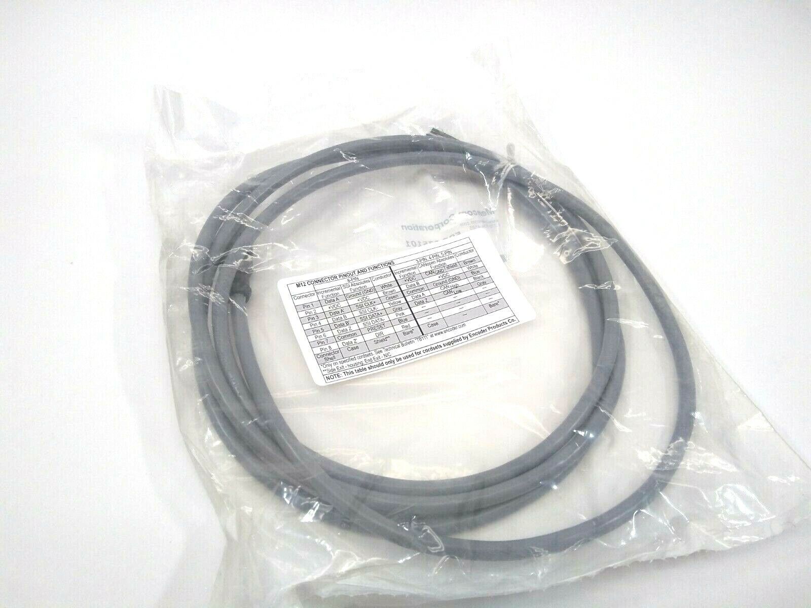 Mencom MDCM-8FP-2M-GY-EP Cordset EPC 075101 - Maverick Industrial Sales