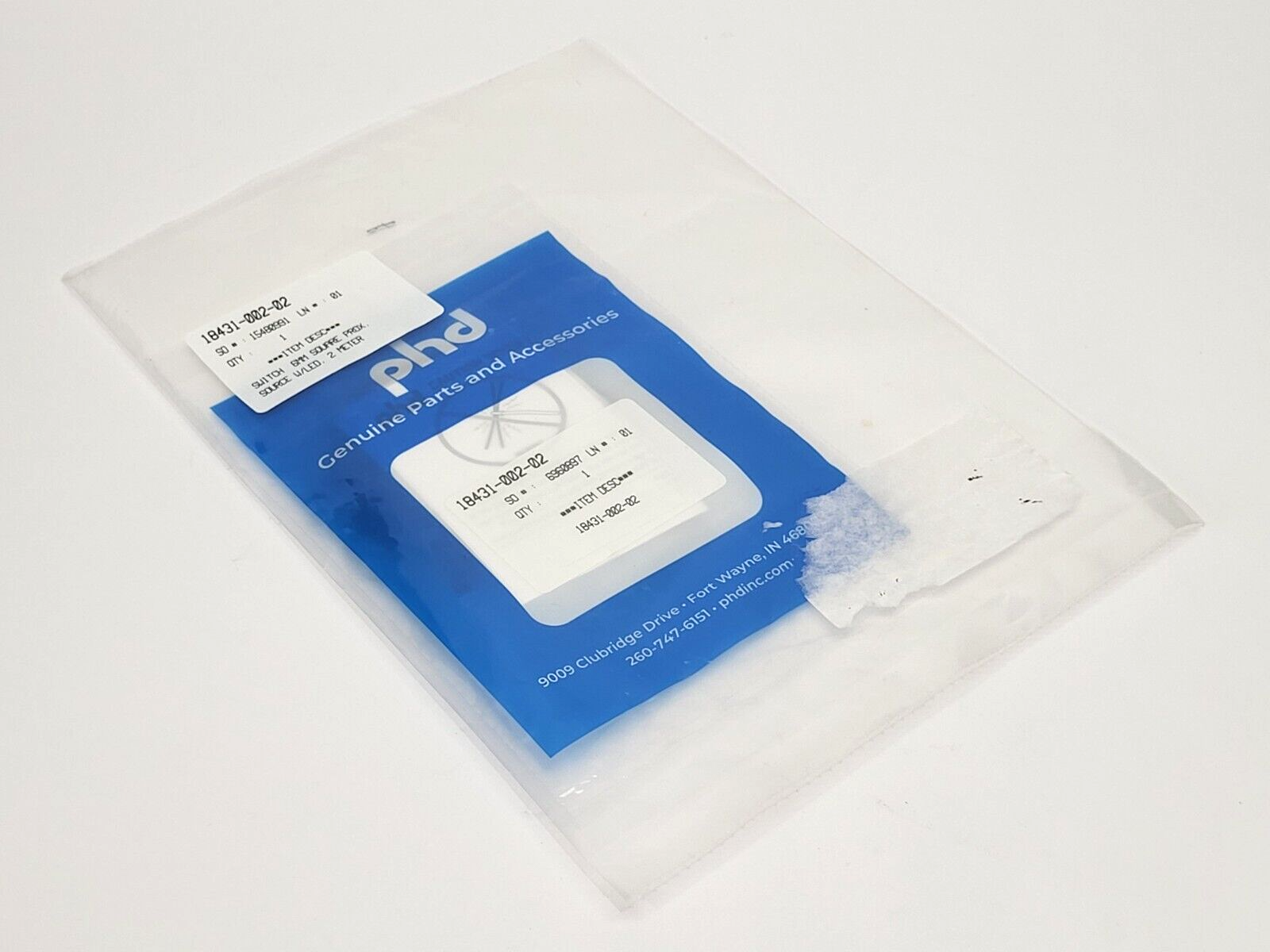 PHD 18431-002-02 Proximity Switch 2m - New - Maverick Industrial Sales