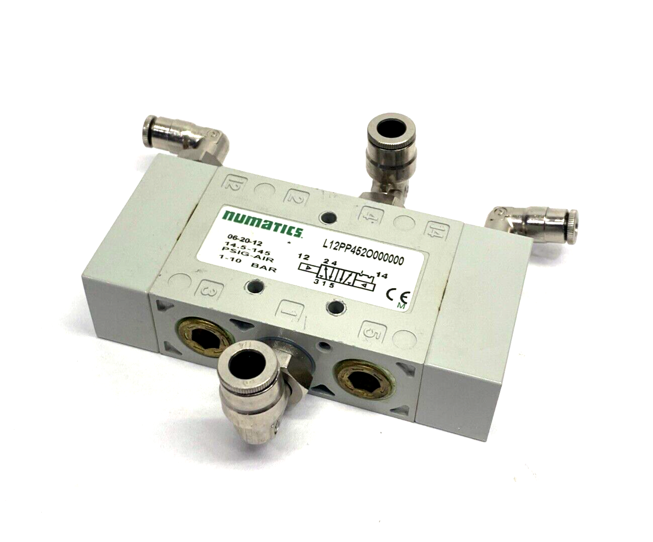 L12PP452O000000 | Numatics Air-Pilot Valve - Used - Maverick Industrial Sales