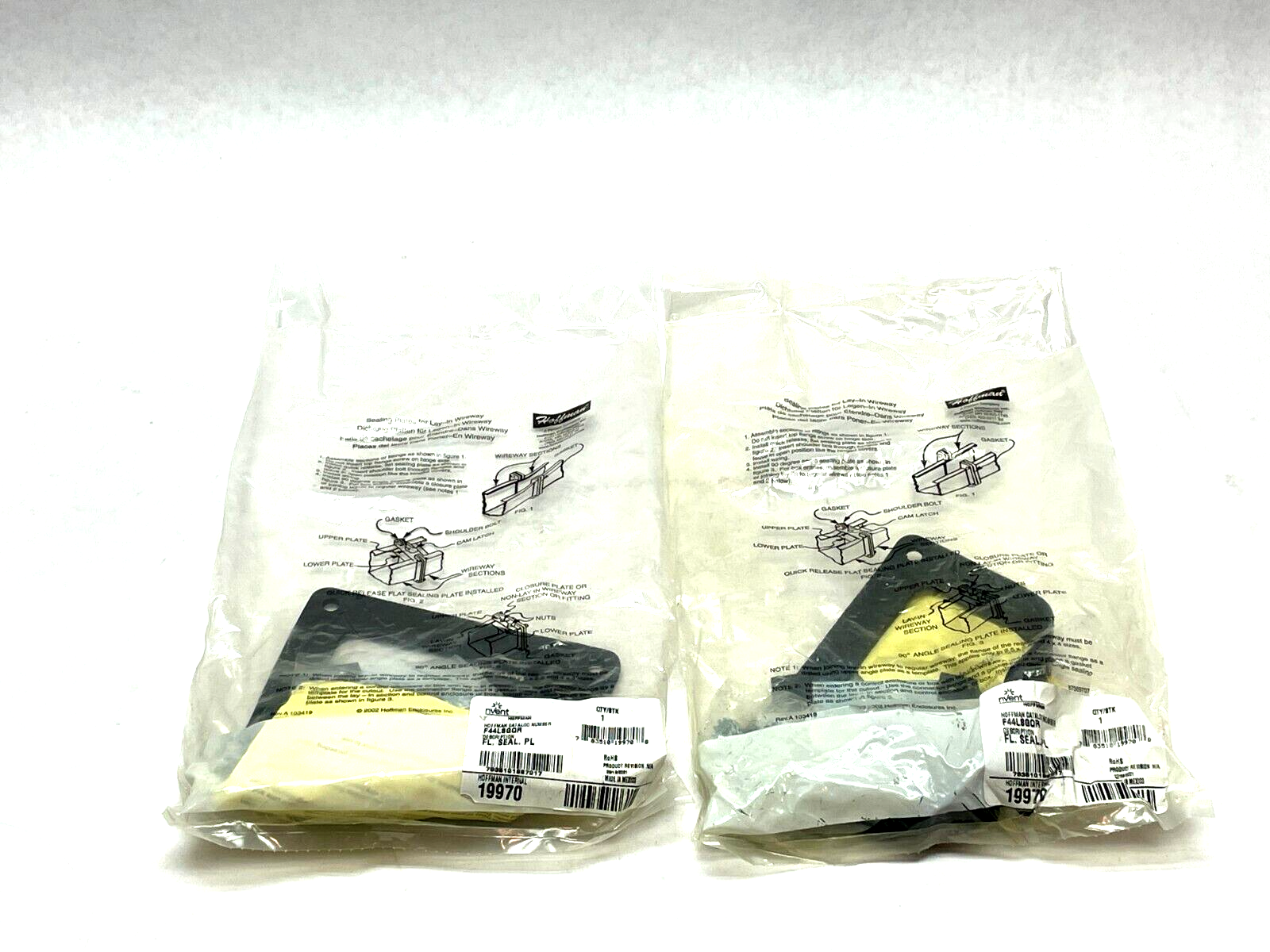 Hoffman F44LSGQR Flat Sealing Plate Kit LOT OF 2 - New - Maverick Industrial Sales