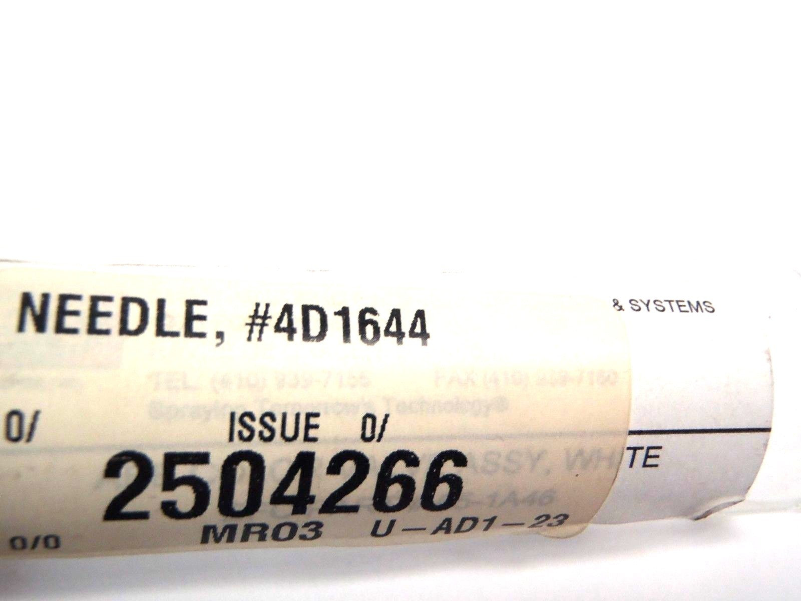 ABB 4D1644 Needle Genuine Parts Paint Robobel Robot - New – Open box - Maverick Industrial Sales