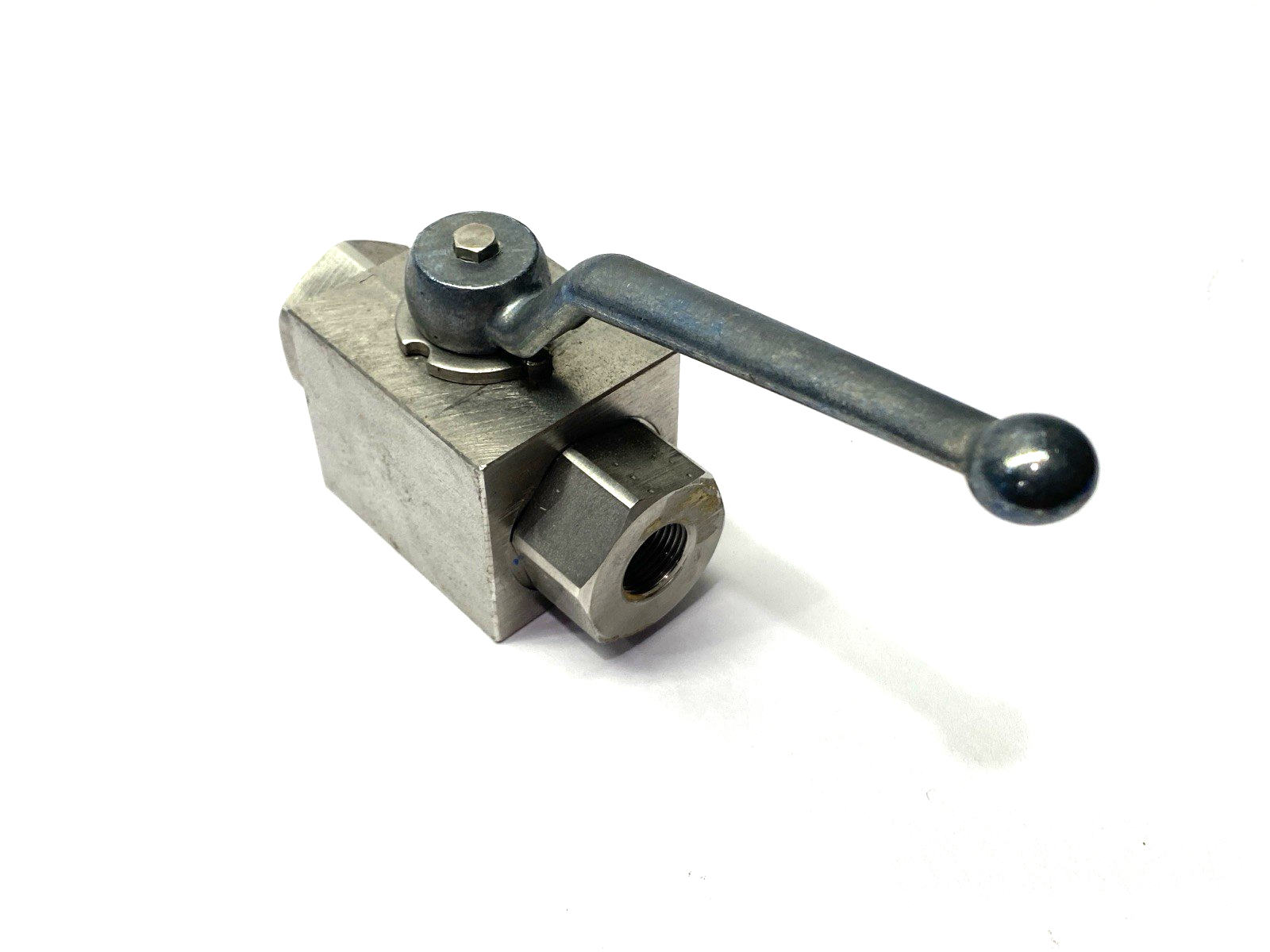 415902 Stainless Steel Ball Valve 2-Way PN400 DN 10/12 3/8" BSP SHELFWARE - Maverick Industrial Sales
