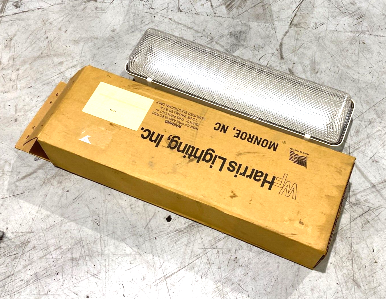 RS-100 | WF Harris Lighting Facility Lighting Unit Clear Prism 120-277V- New – Open box - Maverick Industrial Sales