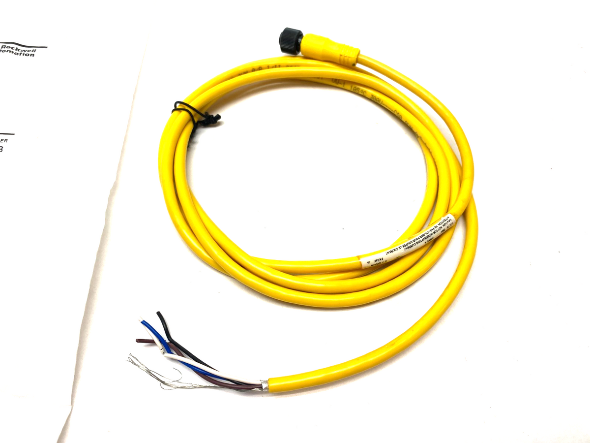 889D-F5FC-J2 | Allen Bradley Ser. B Straight DC Micro QD Cordset 5-Pin Female - New Other - Maverick Industrial Sales
