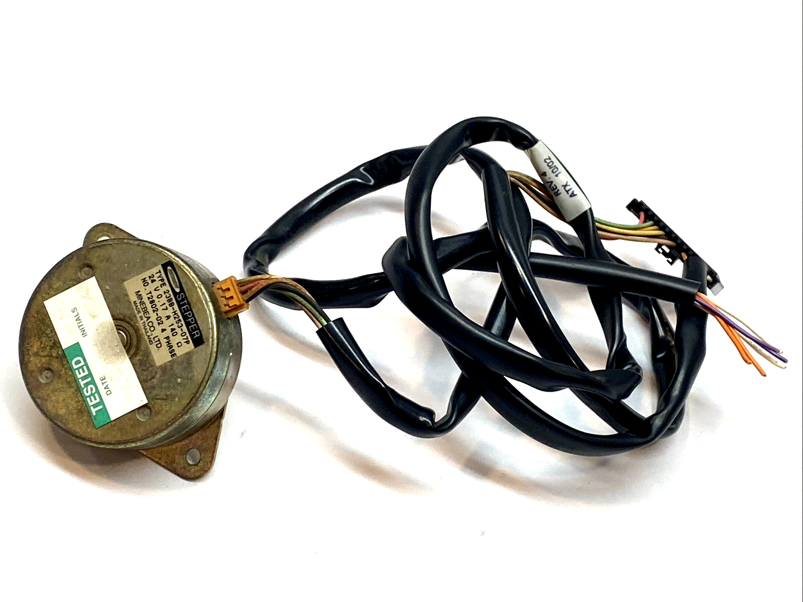 23BB-H253-07P | Astrosyn Stepper Motor 24V 0.17A 140Ω- Used - Maverick Industrial Sales