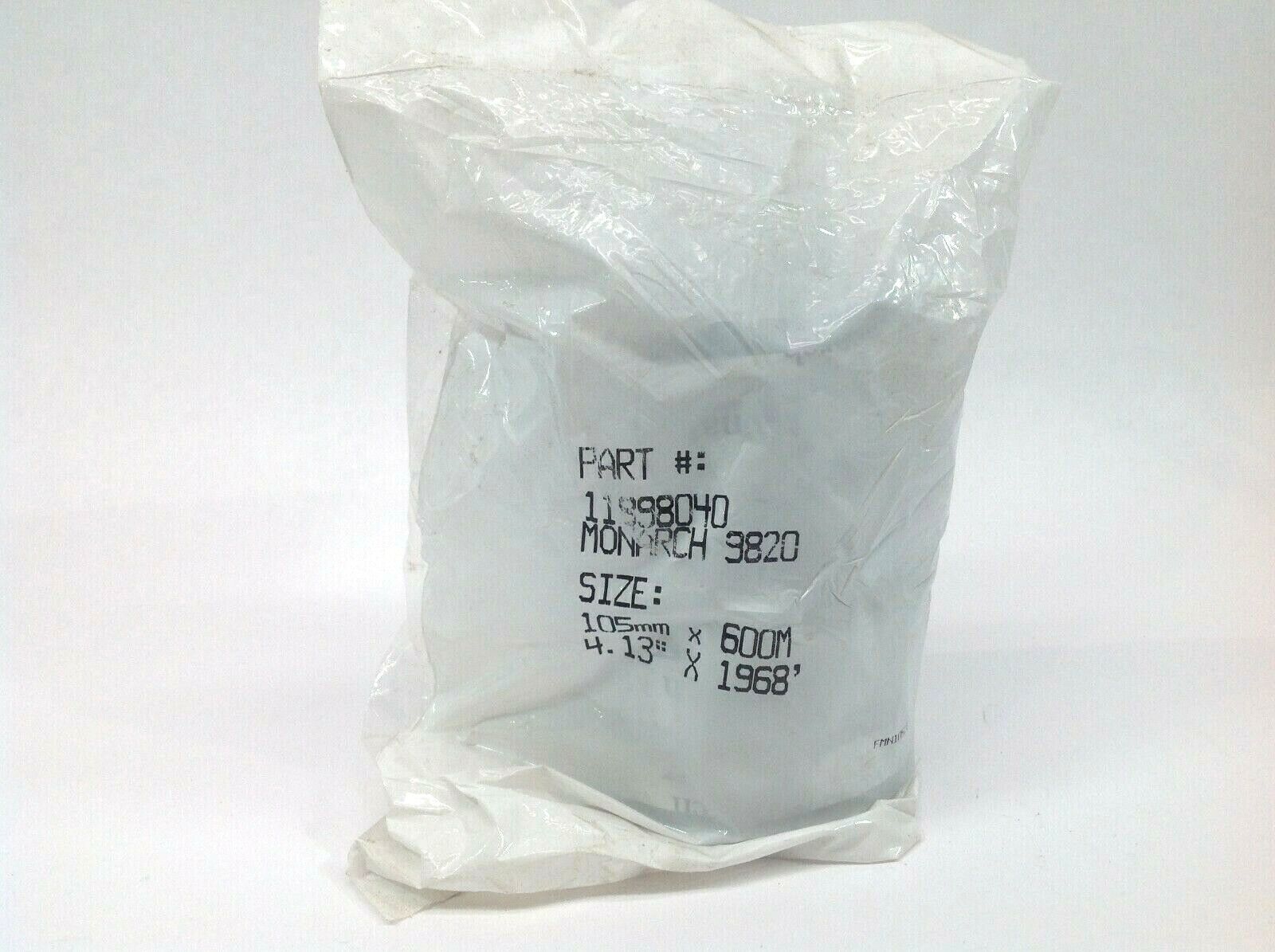 11898040 | Monarch Wax Thermal Ribbon For Monarch 9820 Printer 105MM X 600M - Open box - Maverick Industrial Sales