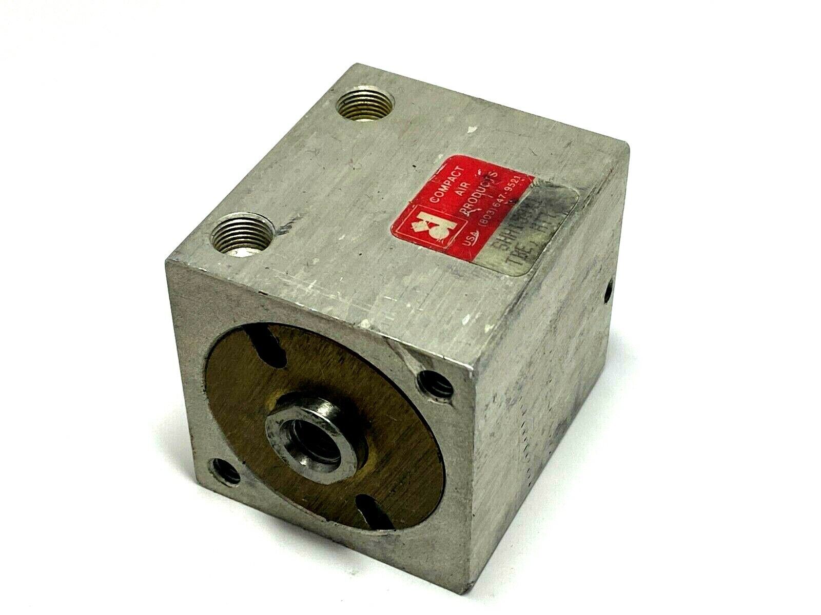 Compact SHH158X1 Half Husky Cylinder 1-5/8" Bore 1" Stroke Threads Both Ends - Used - Maverick Industrial Sales