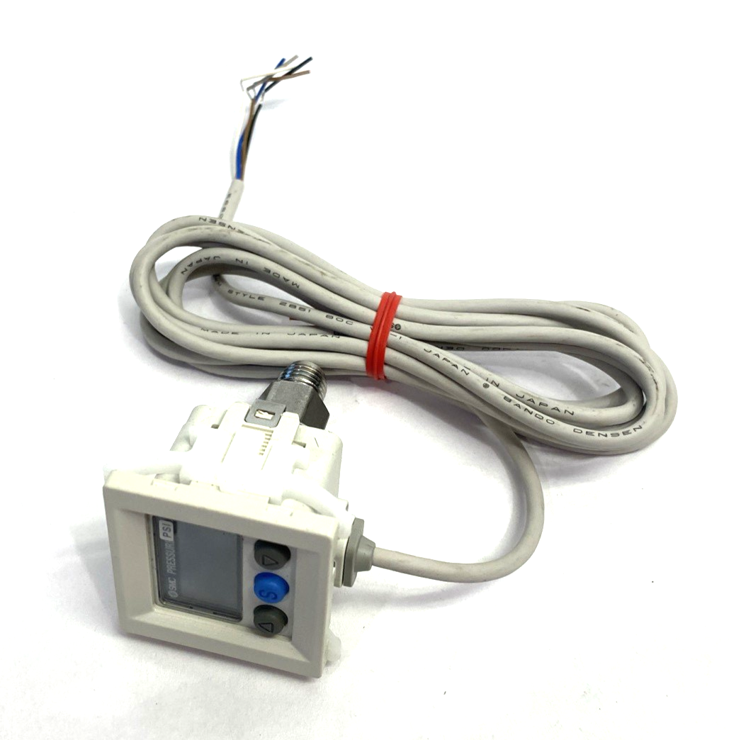 SMC ISE40A-N01-T-P Digital Pressure Switch w/ Panel Mount Attachment - Maverick Industrial Sales