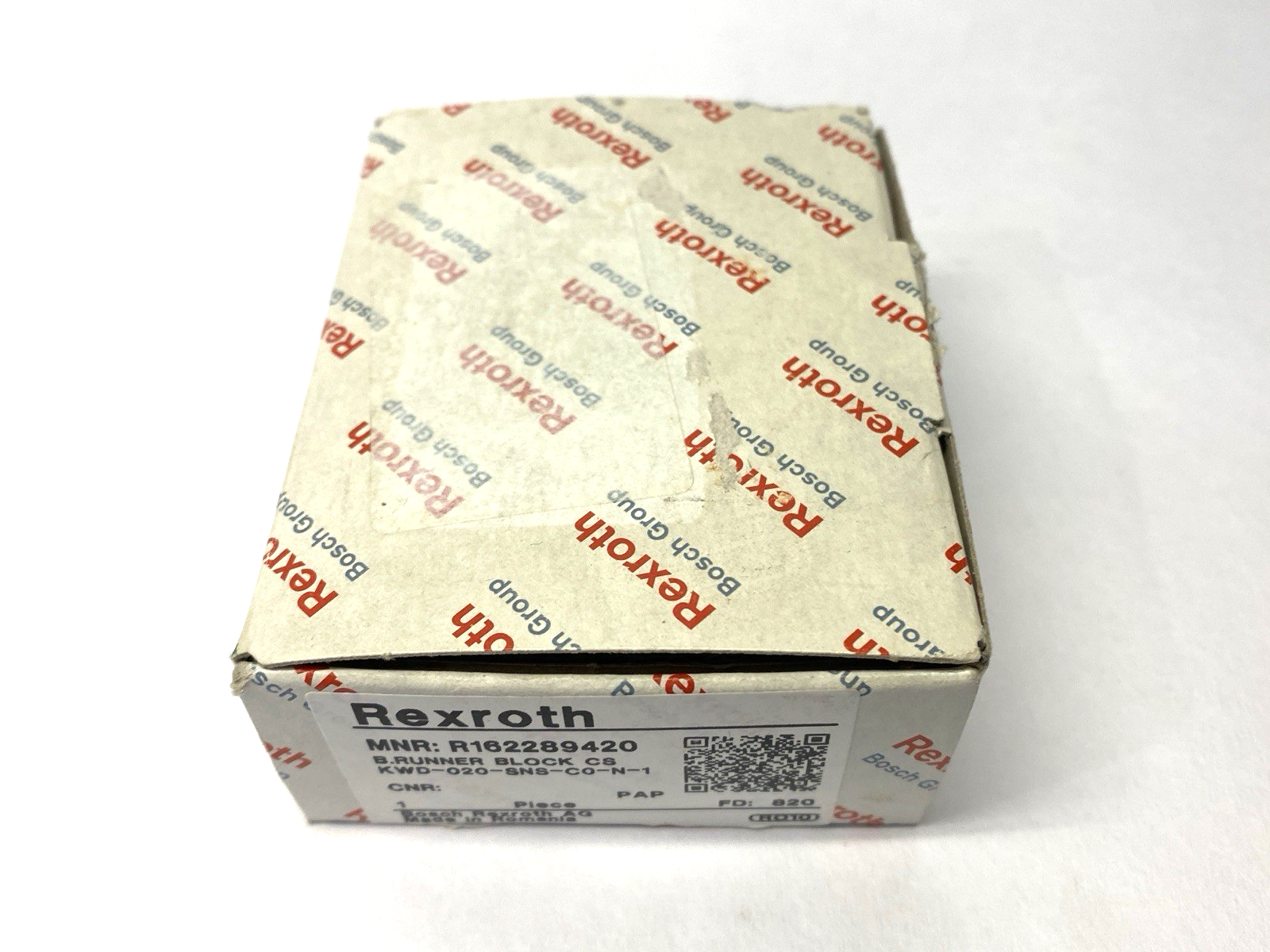 Bosch Rexroth KWD-020-SNS-C0-N-1 Ball Runner Block Carbon Steel R162289420 - Maverick Industrial Sales