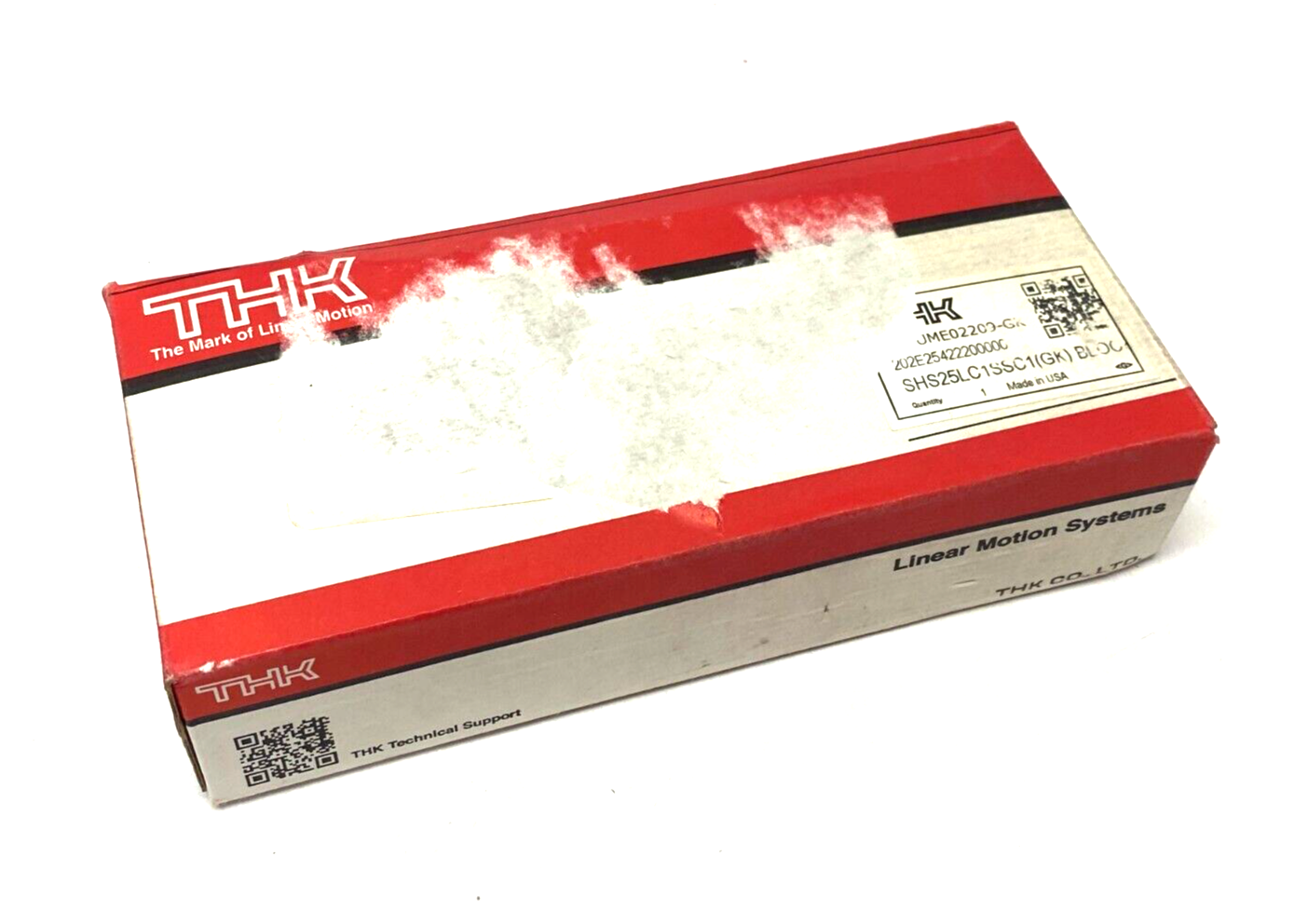 SHS25LC1SSC1(GK) | THK Linear Roller Bearing Guide Block - New - Maverick Industrial Sales