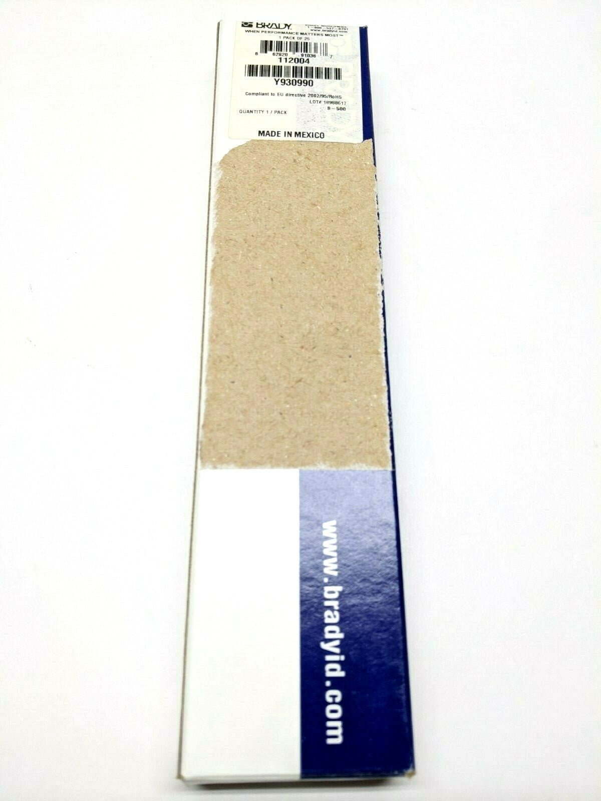 Brady WM-26-PK Vinyl Cloth Wire Marker LOT OF 13 Sheets - New – Open box - Maverick Industrial Sales