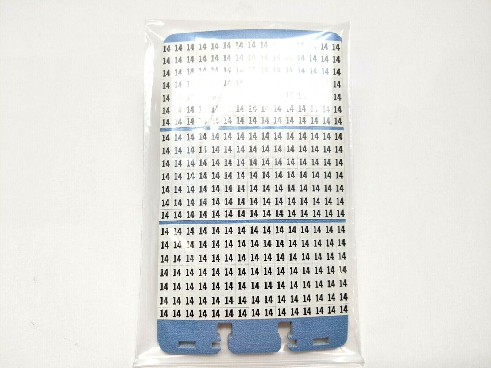 Brady WM-14 Vinyl Cloth Wire Marker LOT OF 10 Sheets - New – Open box - Maverick Industrial Sales