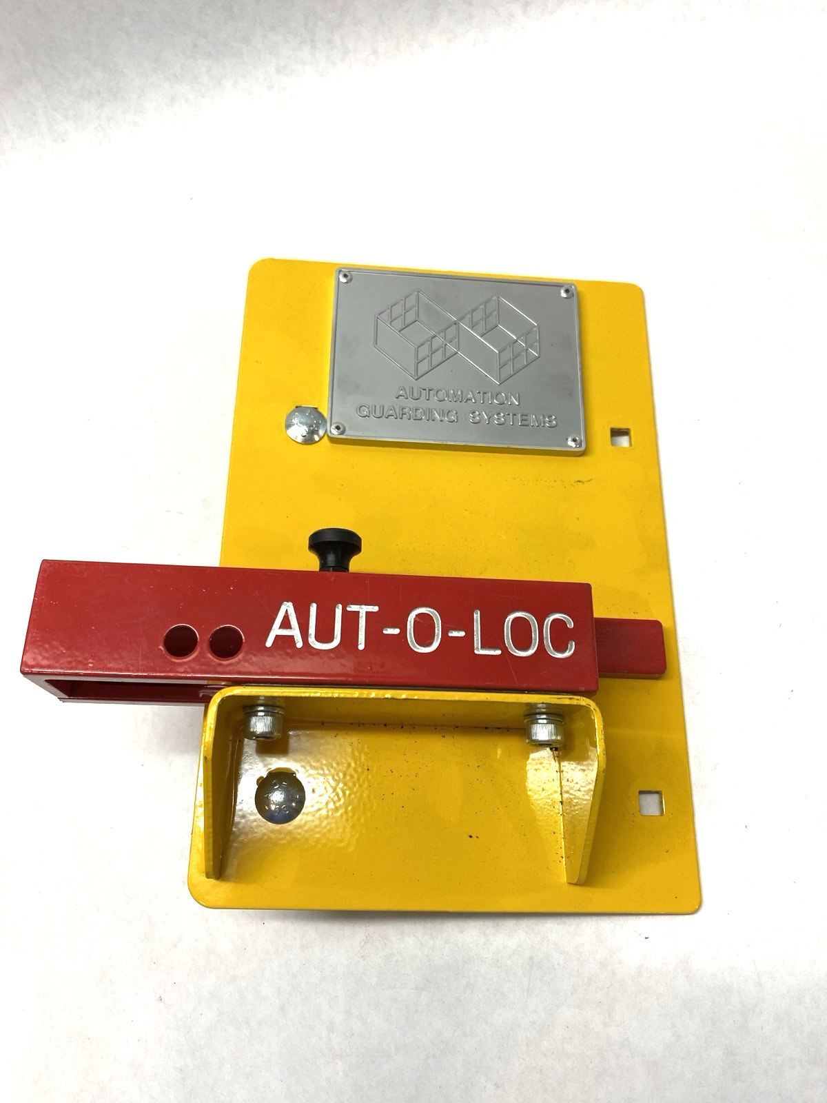 A19462 | AGS Automation Guarding Systems LH Hinge Gate AUT-O-LOC Handle Assembly - Used - Maverick Industrial Sales