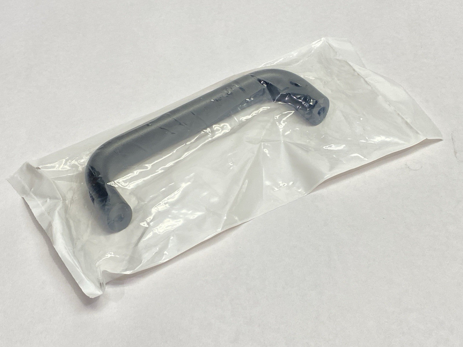 5190A23 Oval Pull Handle Unthreaded Hole Black Aluminum 6-7/16" Center To Center - Maverick Industrial Sales