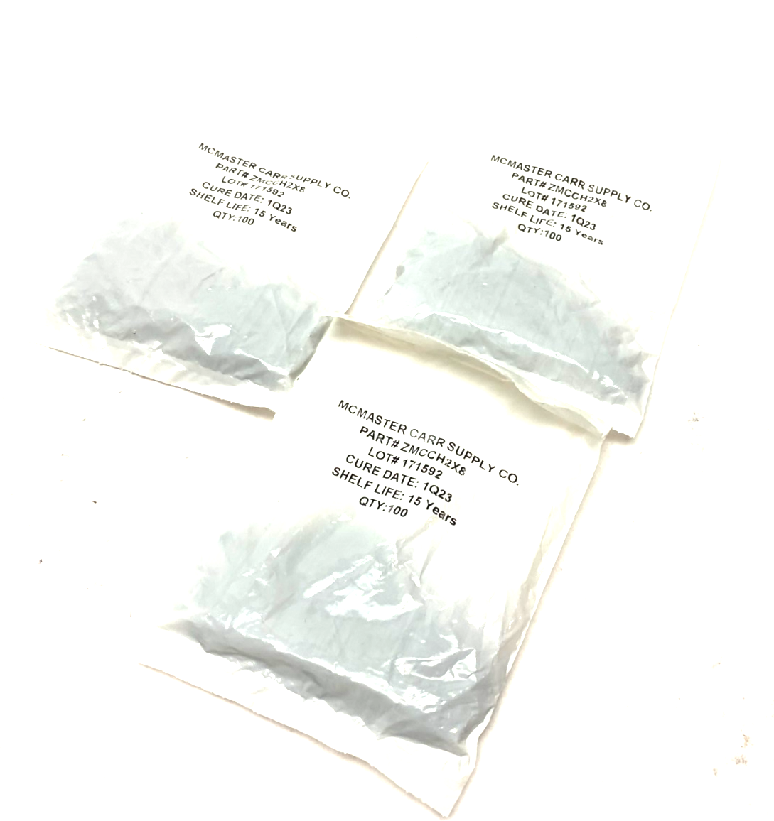 9262K169 | Buna-N O-Ring 2mm x 8mm ZMCCH2X8 PKG OF 100, LOT OF 3 - New - Maverick Industrial Sales