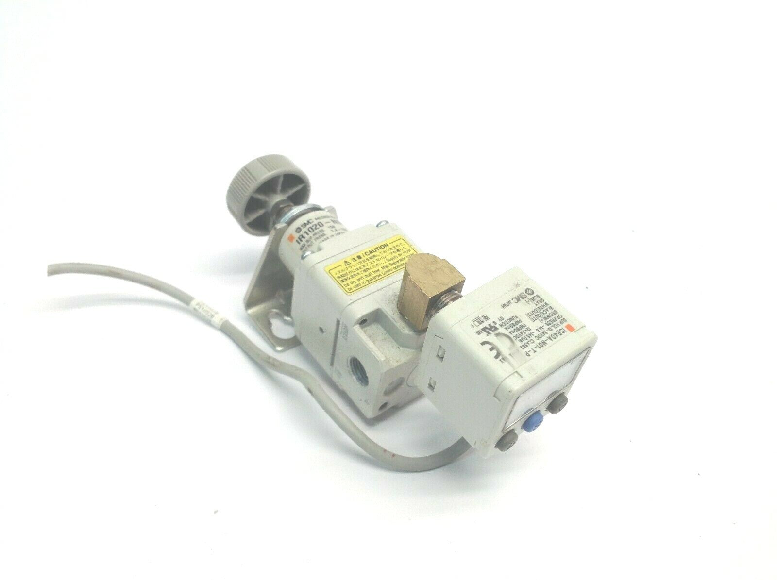SMC IR1020-N01B Regulator w/ ISE40A-N01-T-P Digital Pressure Switch - Used - Maverick Industrial Sales