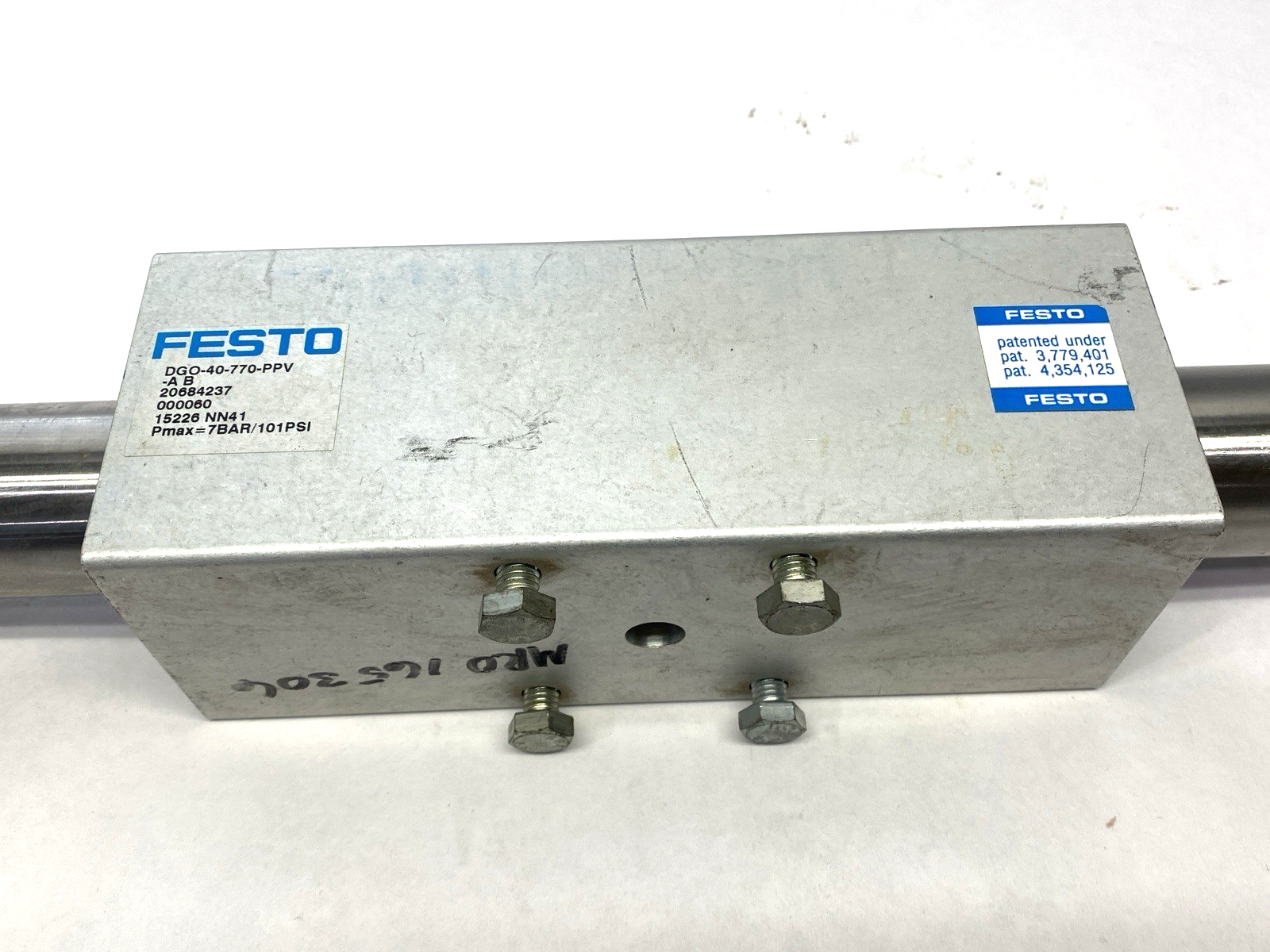 Festo DGO-40-770-PPV-AB Pneumatic Linear Actuator 770mm Stroke 15226 - Maverick Industrial Sales