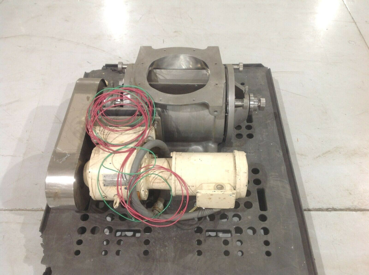 Nu-Con SS AR Rotary Valve w/ SEW R70 Gear Reducer & Reliance Motor - Maverick Industrial Sales