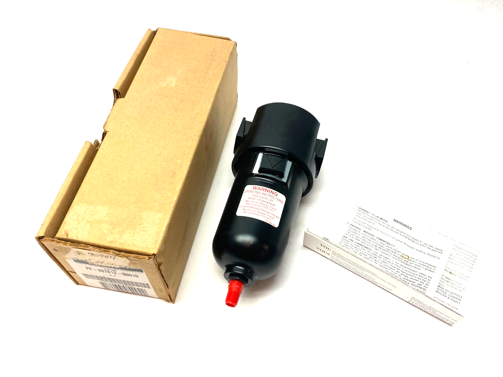 Mannesmann Rexroth PF-007812-00010 Modular Pneumatic Filter - Maverick Industrial Sales