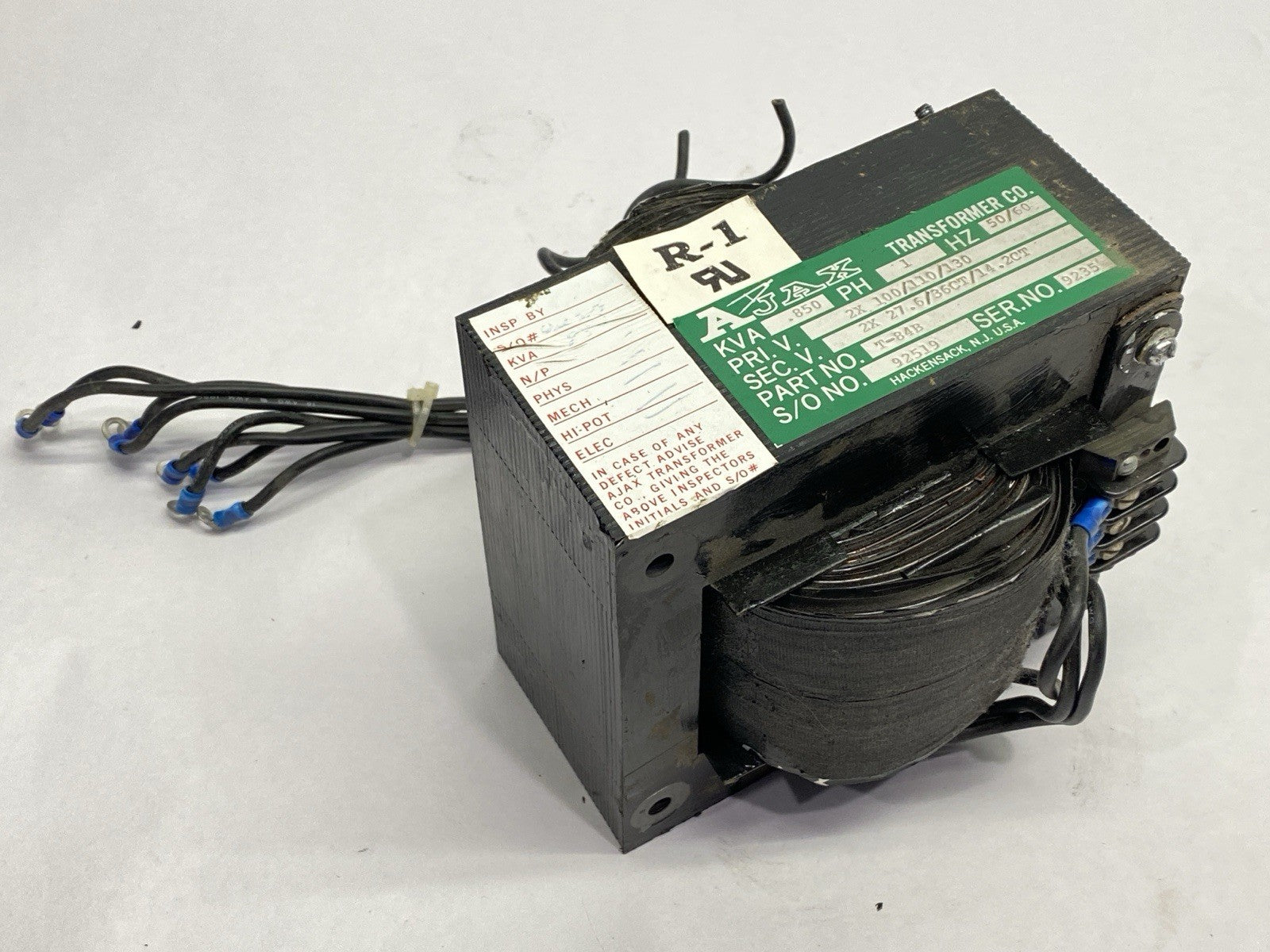 Ajax Transformer T-84B Transformer 100/110/130V Primary 27.6/36CT/14.2CT Second - Maverick Industrial Sales