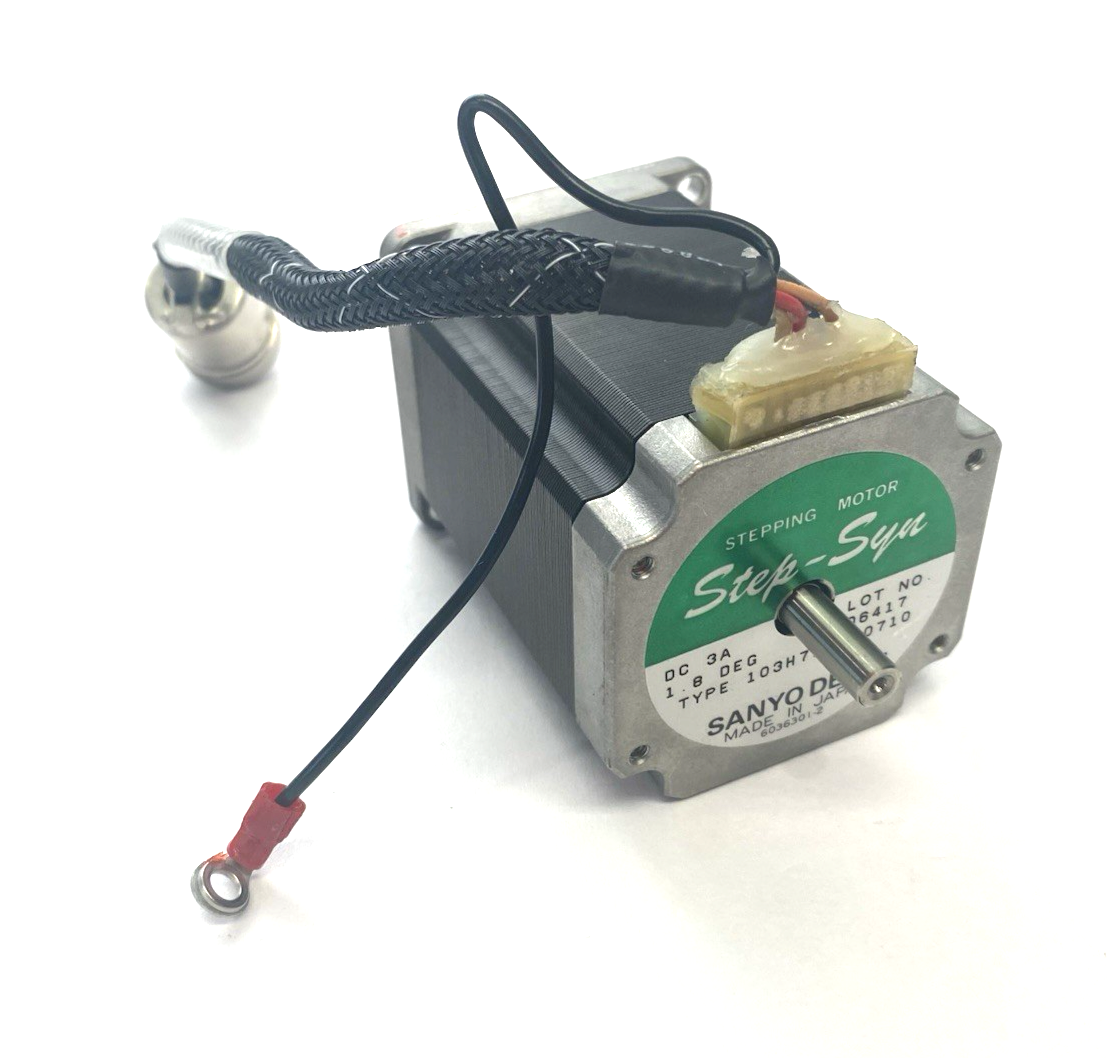 103H7126-0710 | Sanyo Denki Step-Syn 2-Phase Stepping Motor SANMOTION F2 1.8ΒΊ Step- Used - Maverick Industrial Sales