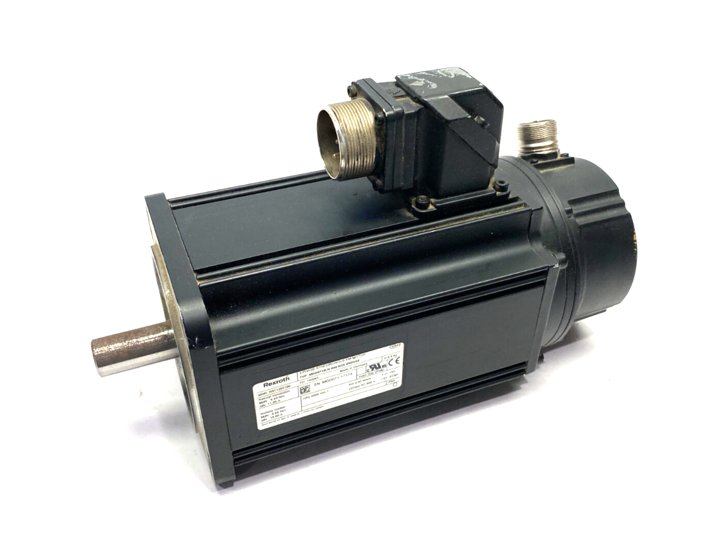 MDD071B-N-040-N2S-095GA0, R911265186 | Rexroth Indramat MDD071B-N-040-N2S-095GA0 Servo Motor 3-Phase R911265186 - Used - Maverick Industrial Sales