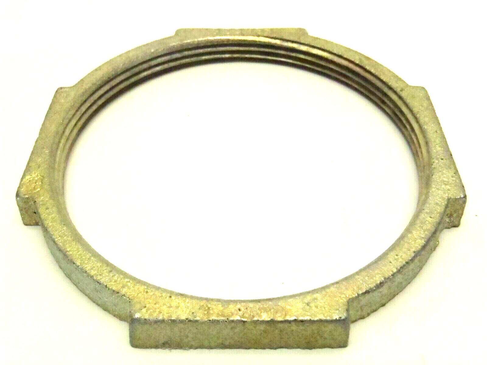 1-400 | OZ Gedney Locknut 4" Inch Zinc Plated - New - Maverick Industrial Sales