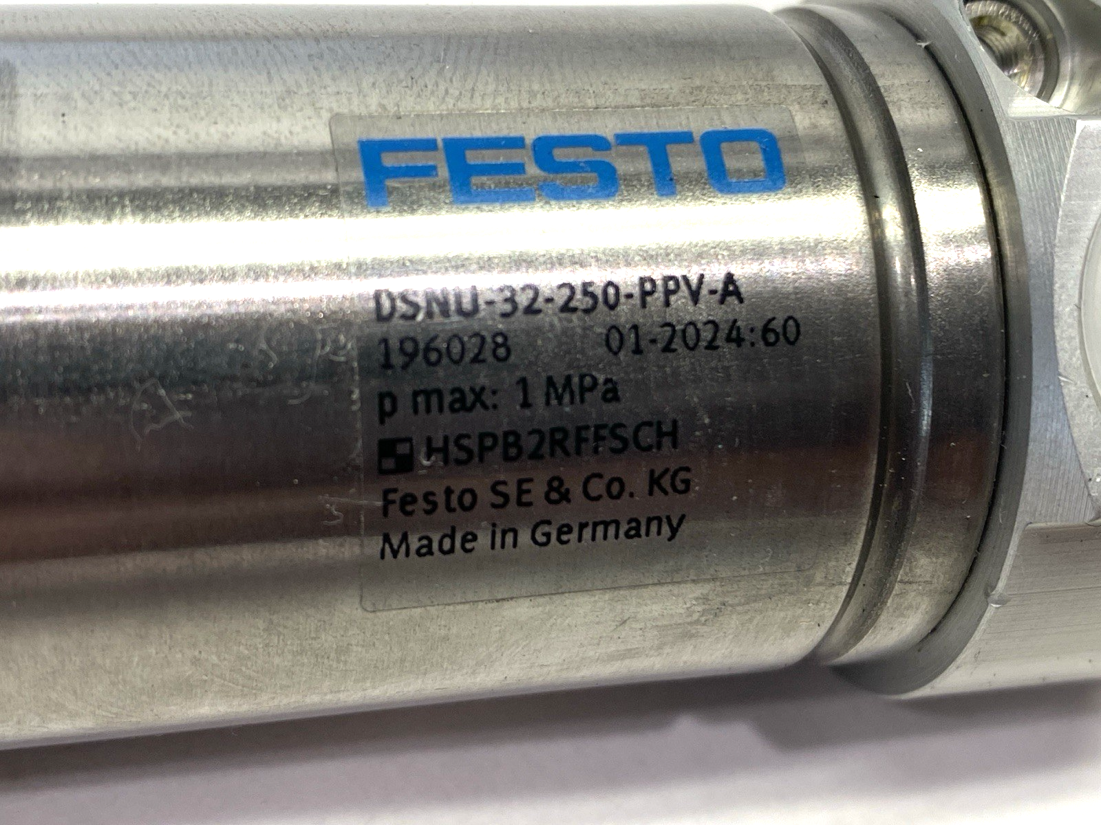 Festo DSNU-32-250-PPV-A Pneumatic Cylinder 196028 250mm Stroke - Maverick Industrial Sales