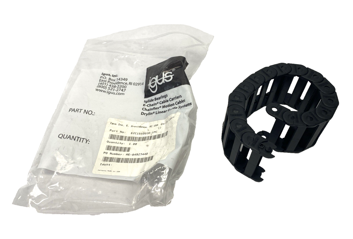 Igus E2C.15.50.038.0 Micro E2C.15 Ser. E-Chain 16 Links 1 FT E2C1550038-1MC - Maverick Industrial Sales