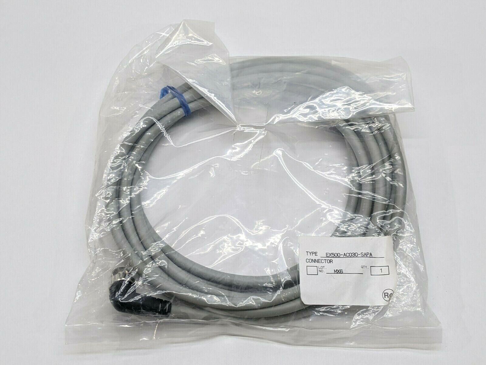 EX500-AC030-SAPA | SMC Connector Cable Right Angle 8 Pin M/F - New - Maverick Industrial Sales