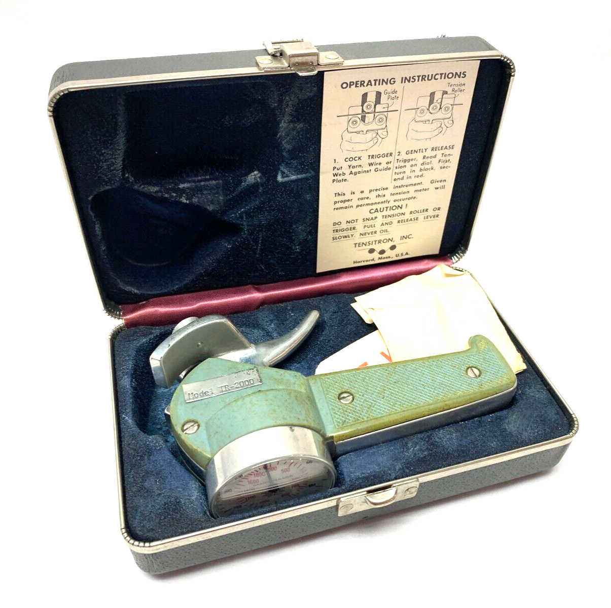 TR-2000 | Tensitron Handheld Tension Roller Meter - Used - Maverick Industrial Sales