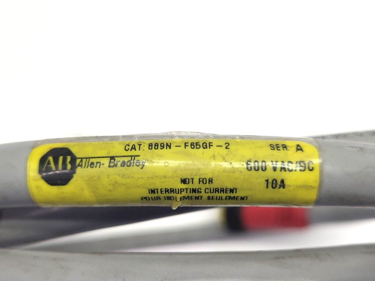 889N-F65GF-2, Ser. A | Allen Bradley 889N-F65GF-2 Single-Ended 5-Pin Female Cordset Ser. A - Used - Maverick Industrial Sales